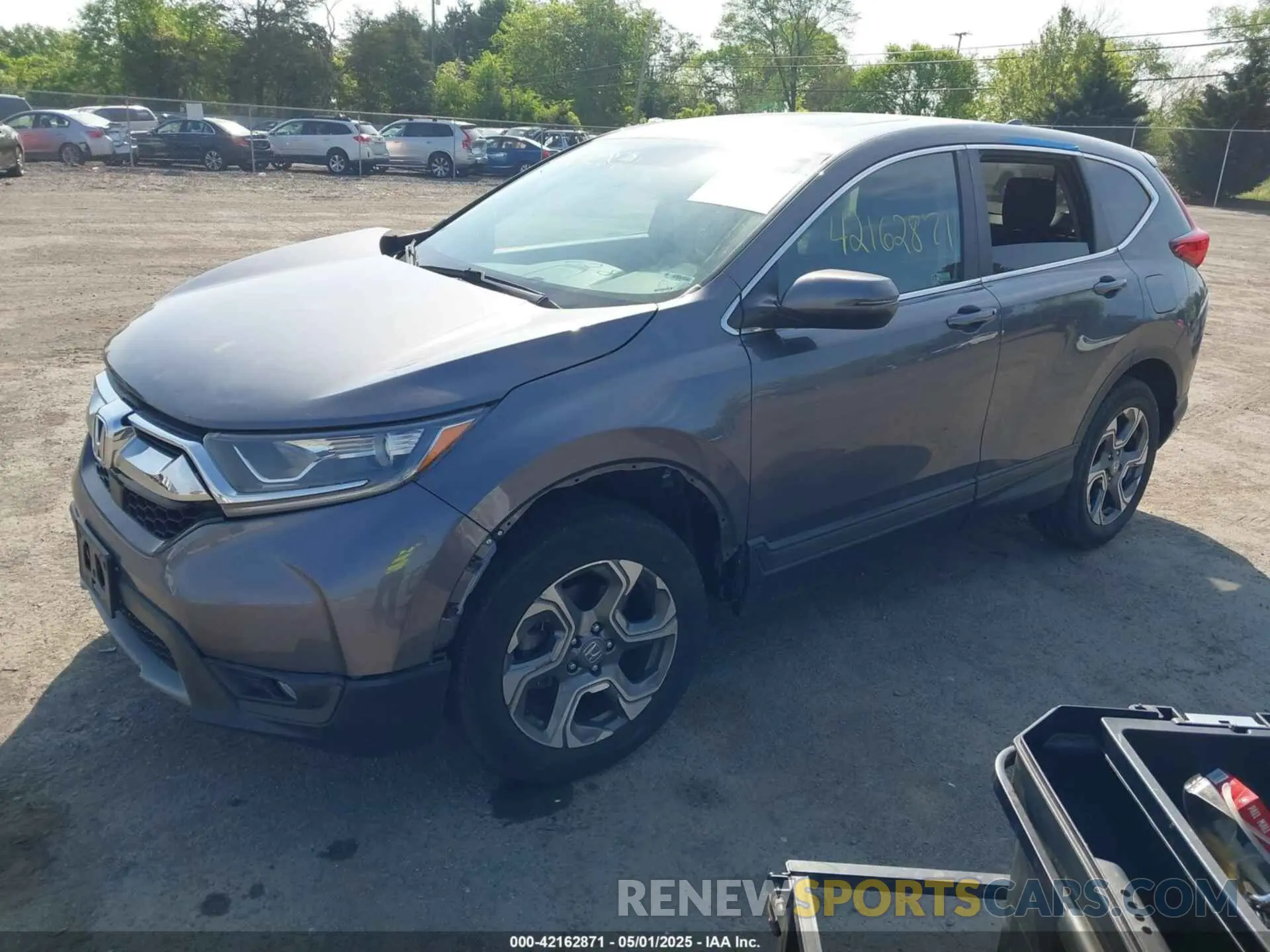 2 Photograph of a damaged car 2HKRW2H58KH641727 HONDA CR-V 2019