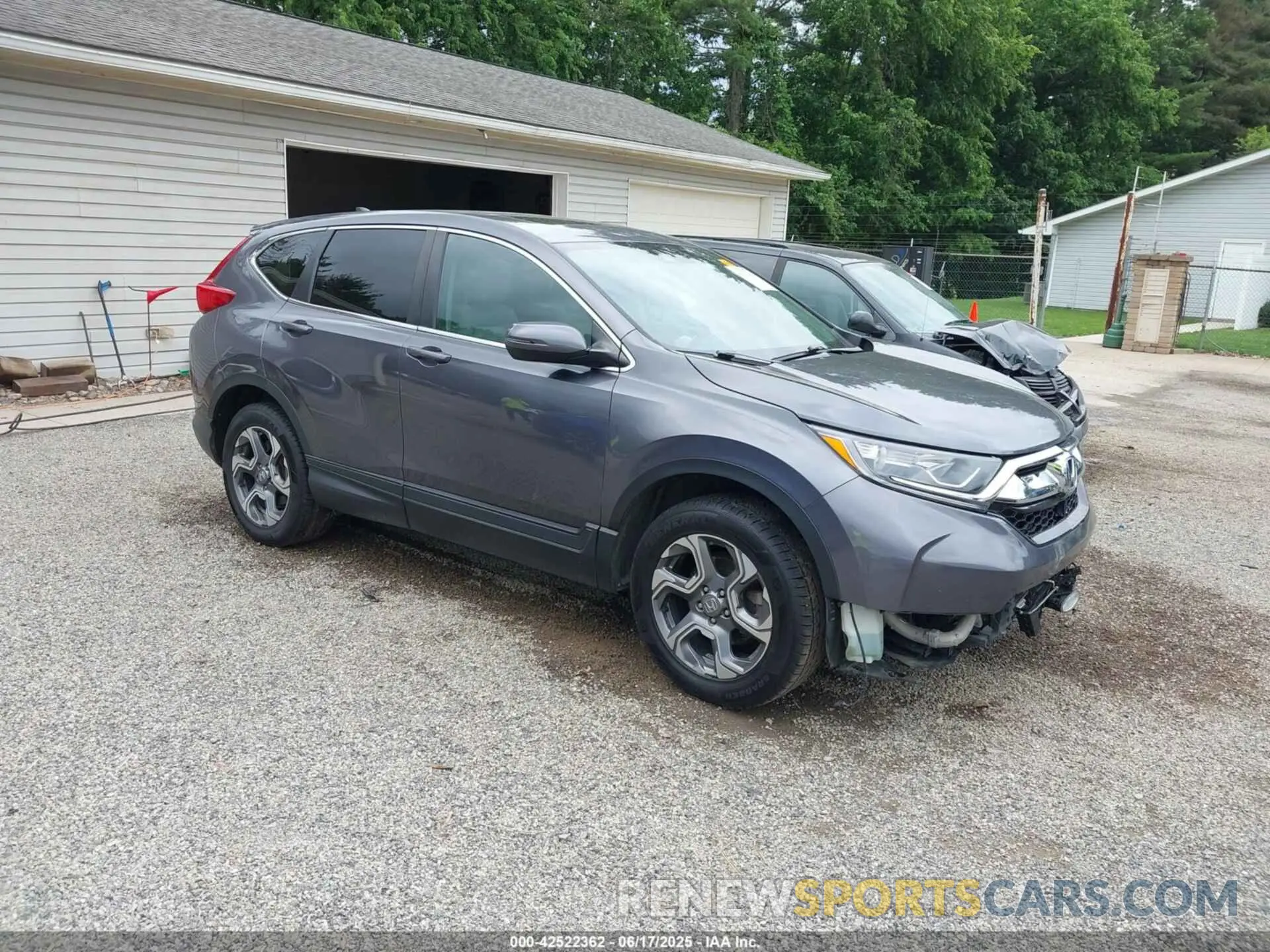 1 Photograph of a damaged car 2HKRW2H59KH650548 HONDA CR-V 2019