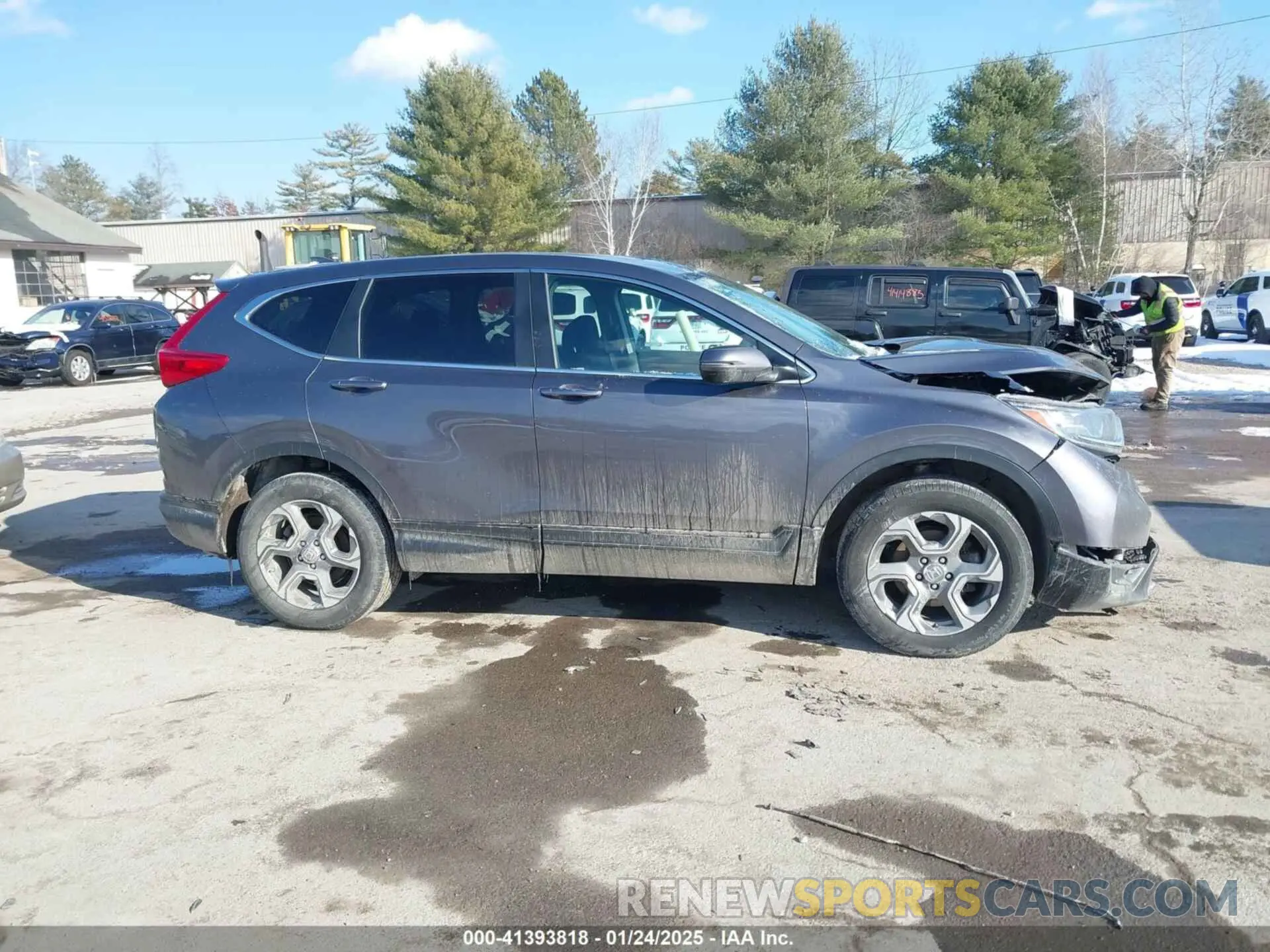 13 Photograph of a damaged car 2HKRW2H5XKH671764 HONDA CR-V 2019