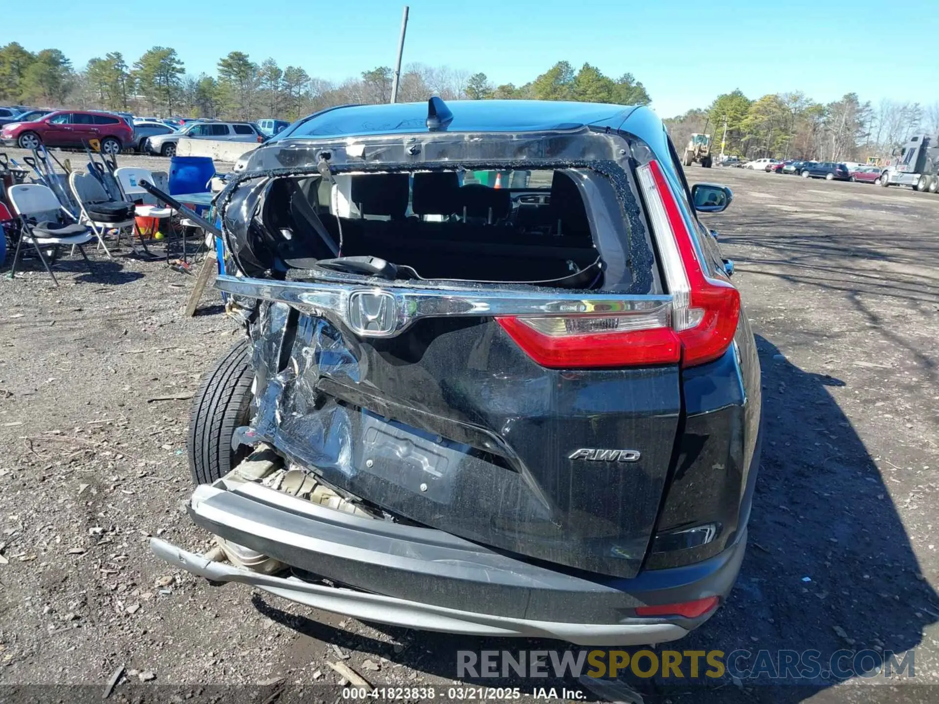 15 Photograph of a damaged car 2HKRW2H5XKH674504 HONDA CR-V 2019