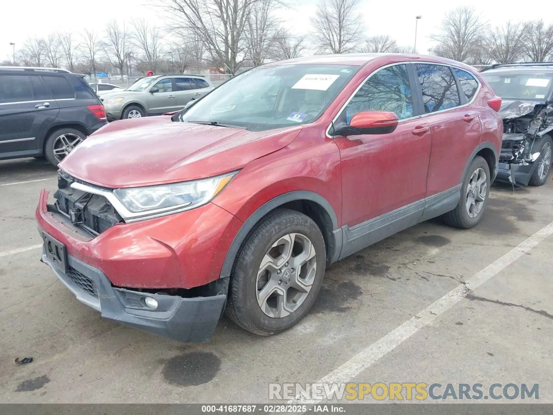 2 Photograph of a damaged car 2HKRW2H83KH617085 HONDA CR-V 2019