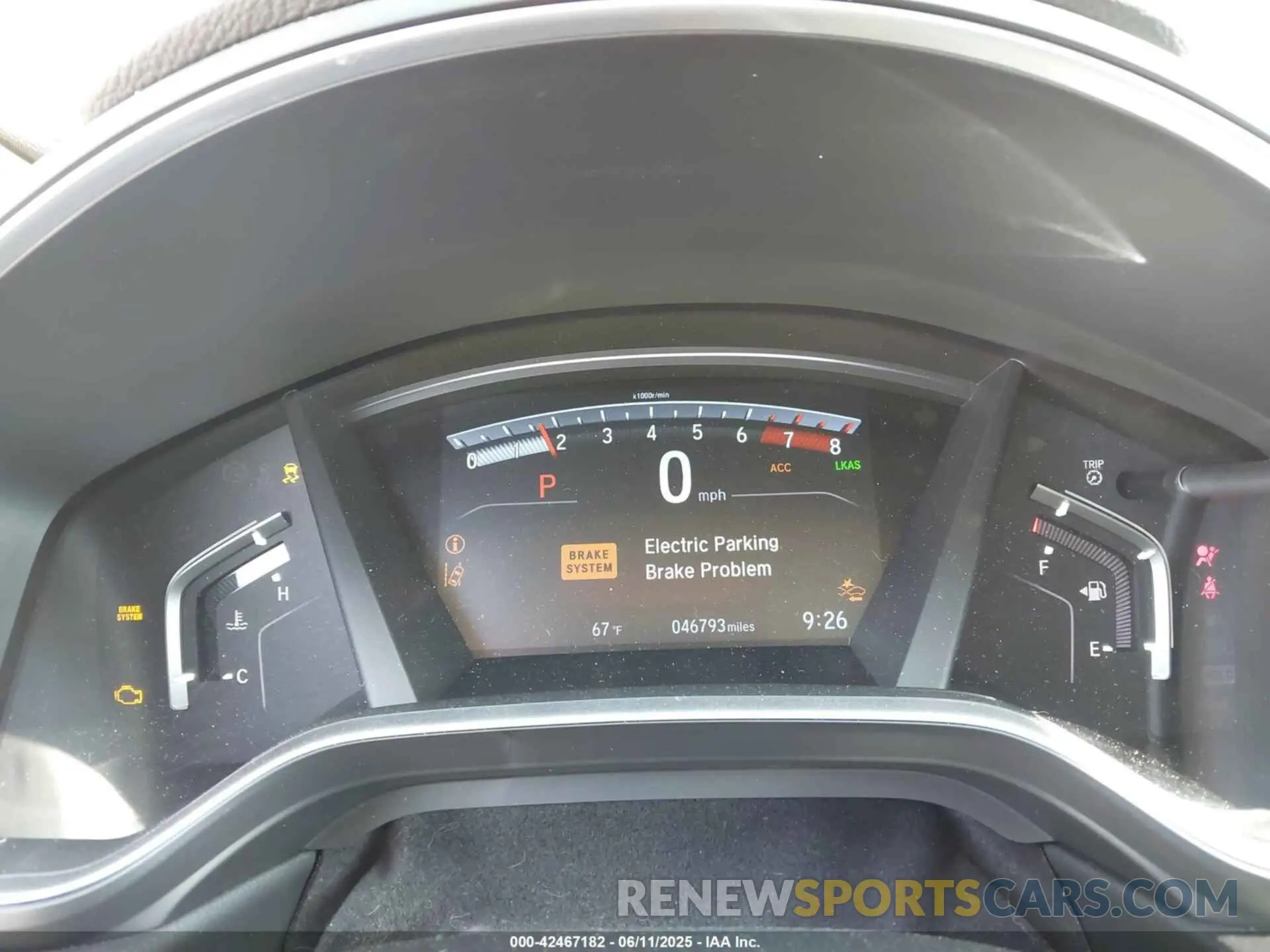 7 Photograph of a damaged car 2HKRW2H84KH611425 HONDA CR-V 2019