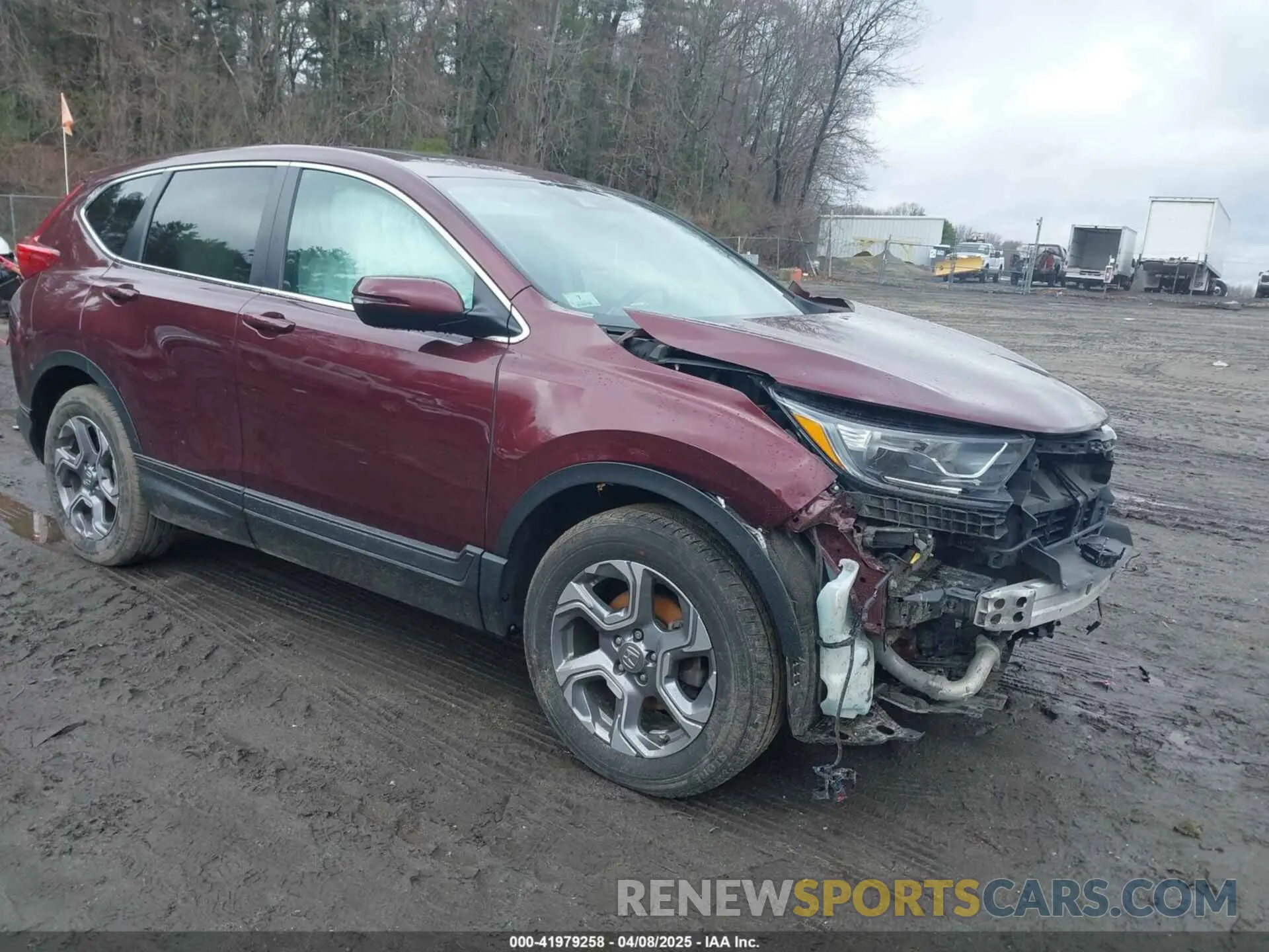 1 Photograph of a damaged car 2HKRW2H87KH620880 HONDA CR-V 2019