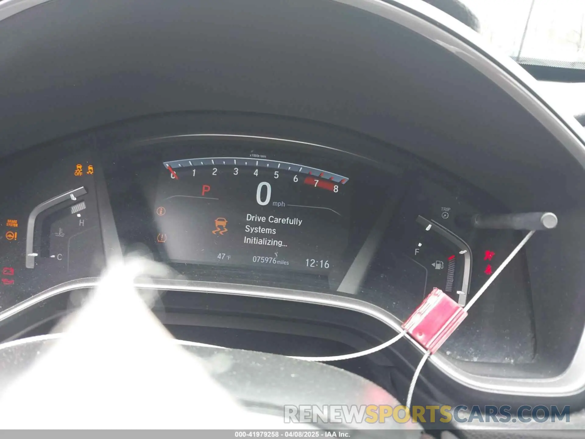 7 Photograph of a damaged car 2HKRW2H87KH620880 HONDA CR-V 2019