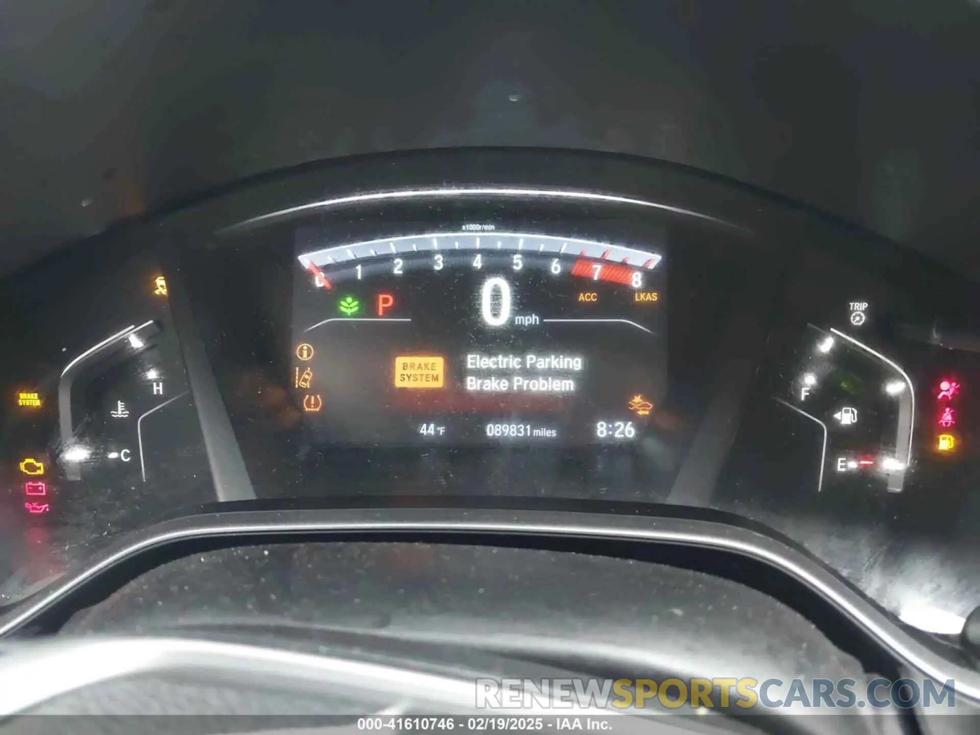 7 Photograph of a damaged car 2HKRW2H89KH661382 HONDA CR-V 2019