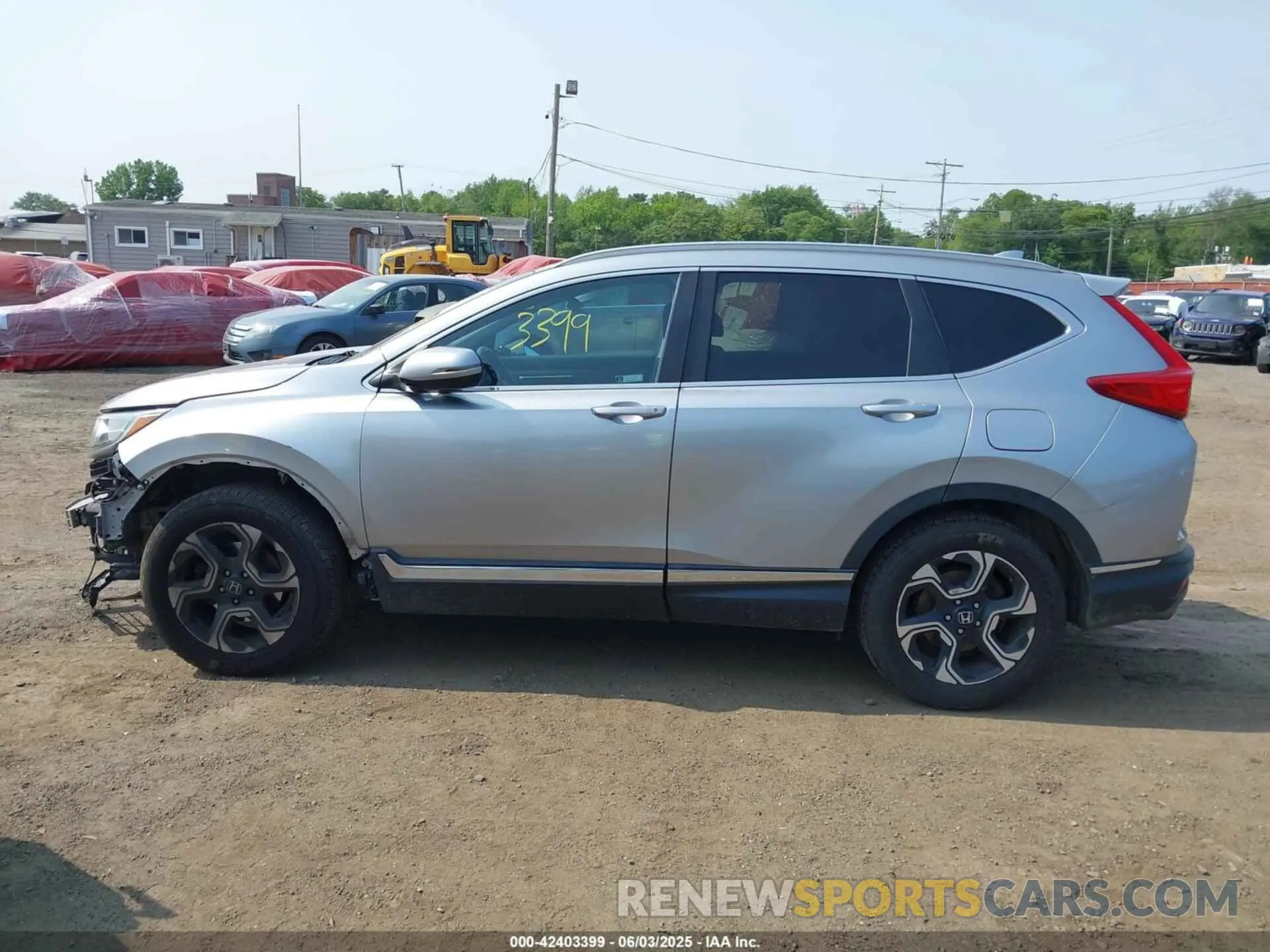14 Photograph of a damaged car 2HKRW2H93KH628869 HONDA CR-V 2019