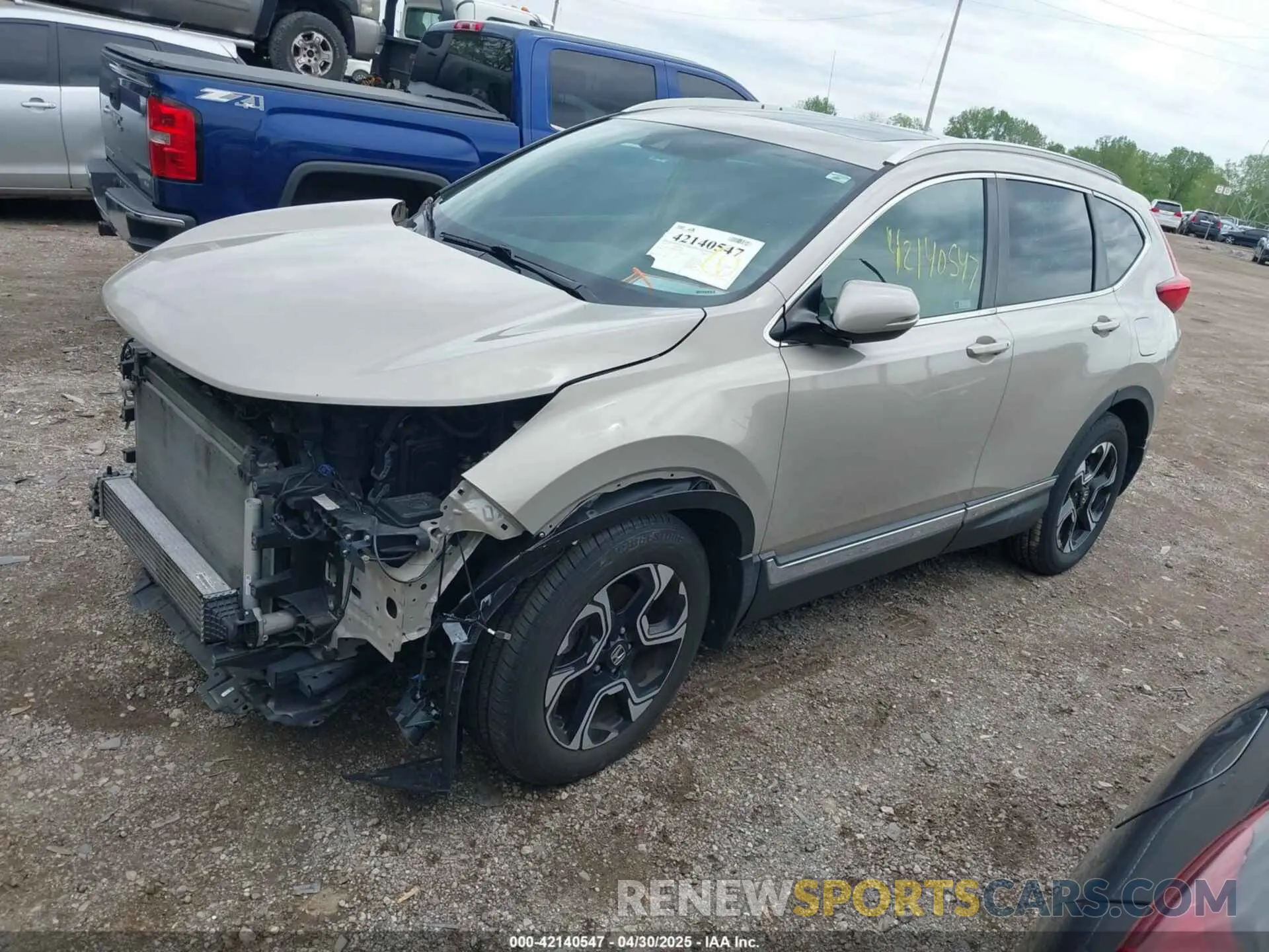 2 Photograph of a damaged car 2HKRW2H94KH623003 HONDA CR-V 2019
