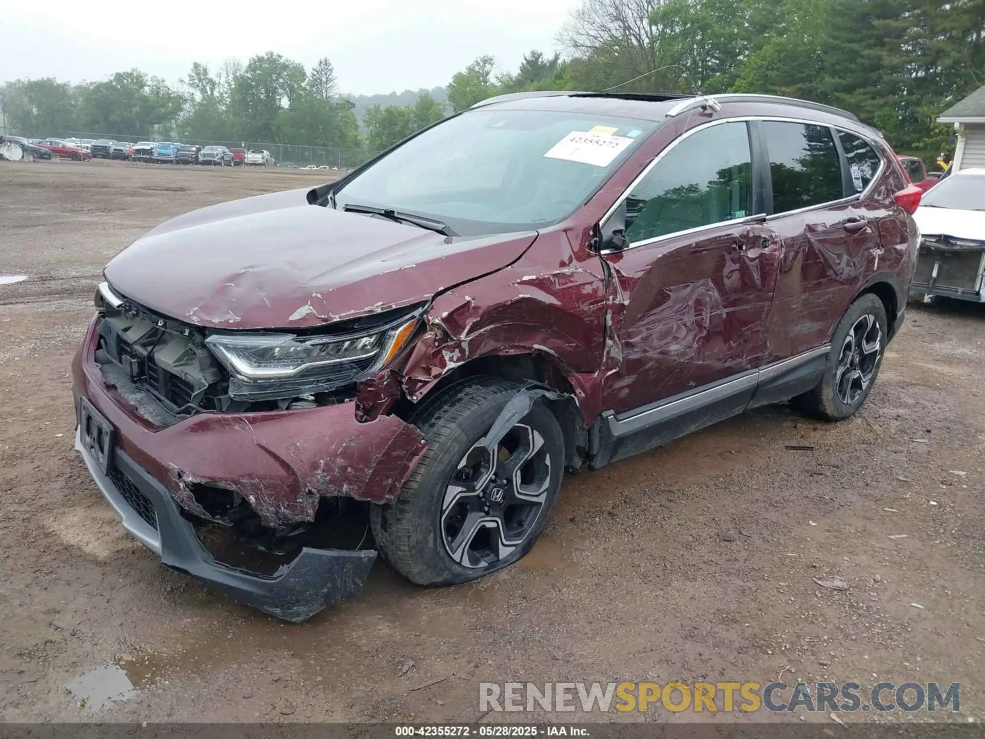 2 Photograph of a damaged car 2HKRW2H95KH617890 HONDA CR-V 2019