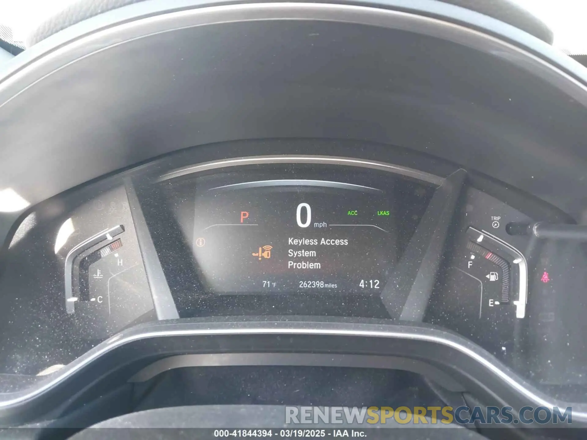 7 Photograph of a damaged car 2HKRW2H95KH631787 HONDA CR-V 2019