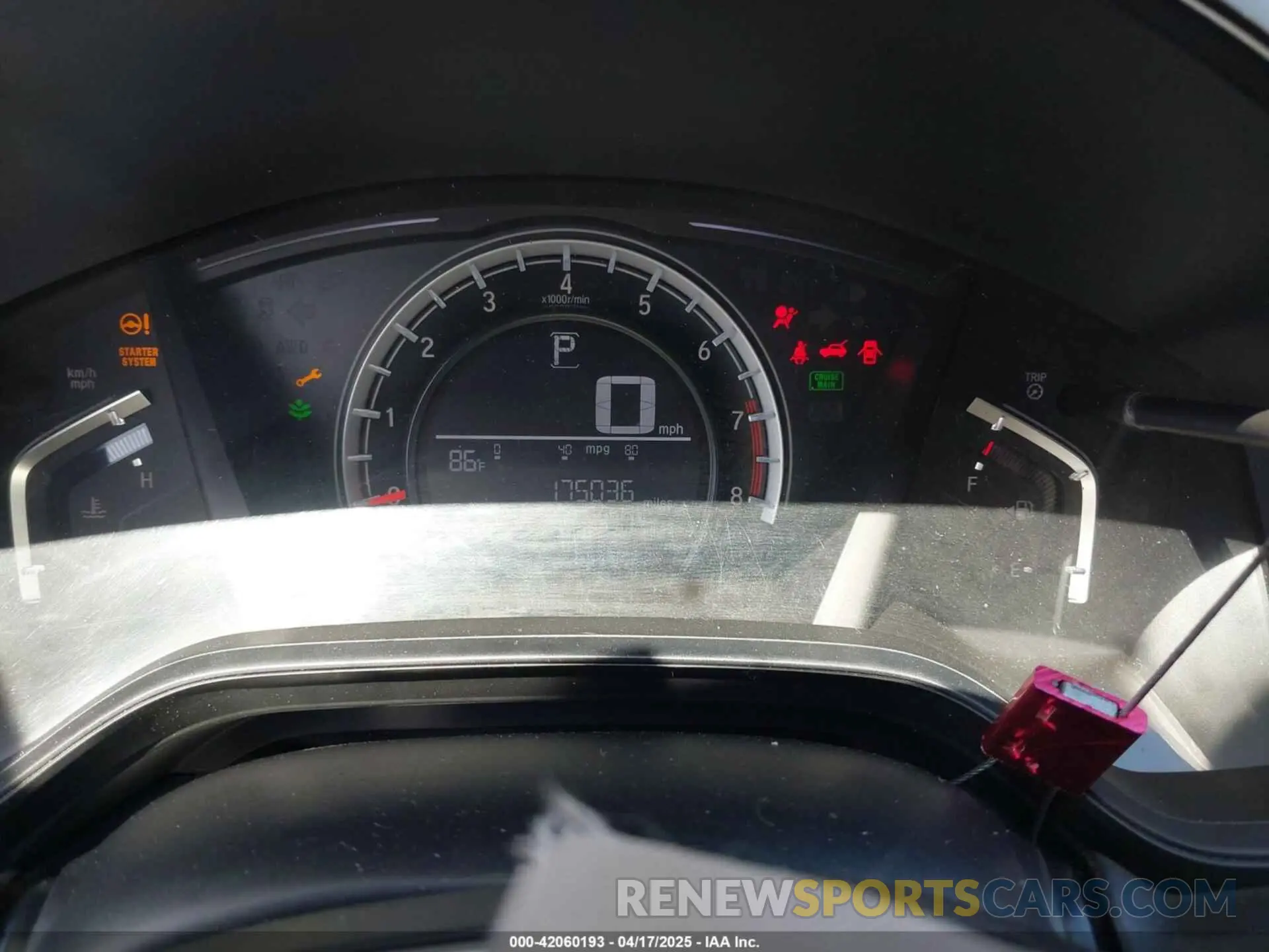 7 Photograph of a damaged car 2HKRW5H31KH411771 HONDA CR-V 2019