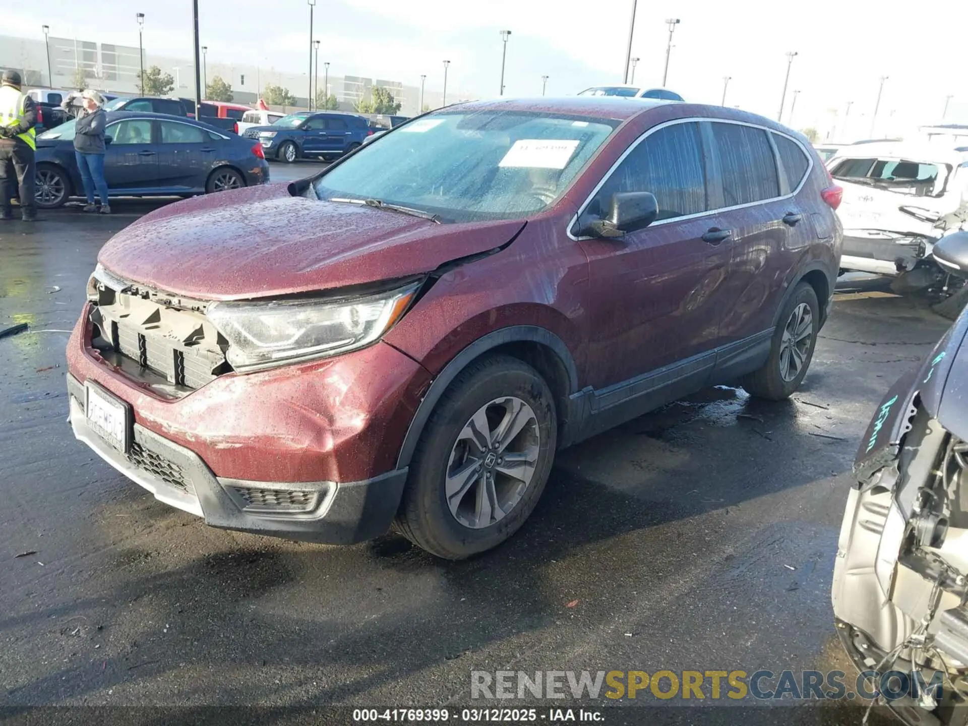 2 Photograph of a damaged car 2HKRW5H31KH415531 HONDA CR-V 2019