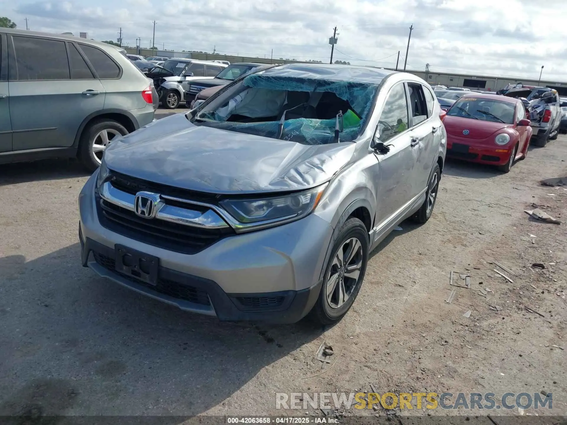 2 Photograph of a damaged car 2HKRW5H35KH403561 HONDA CR-V 2019
