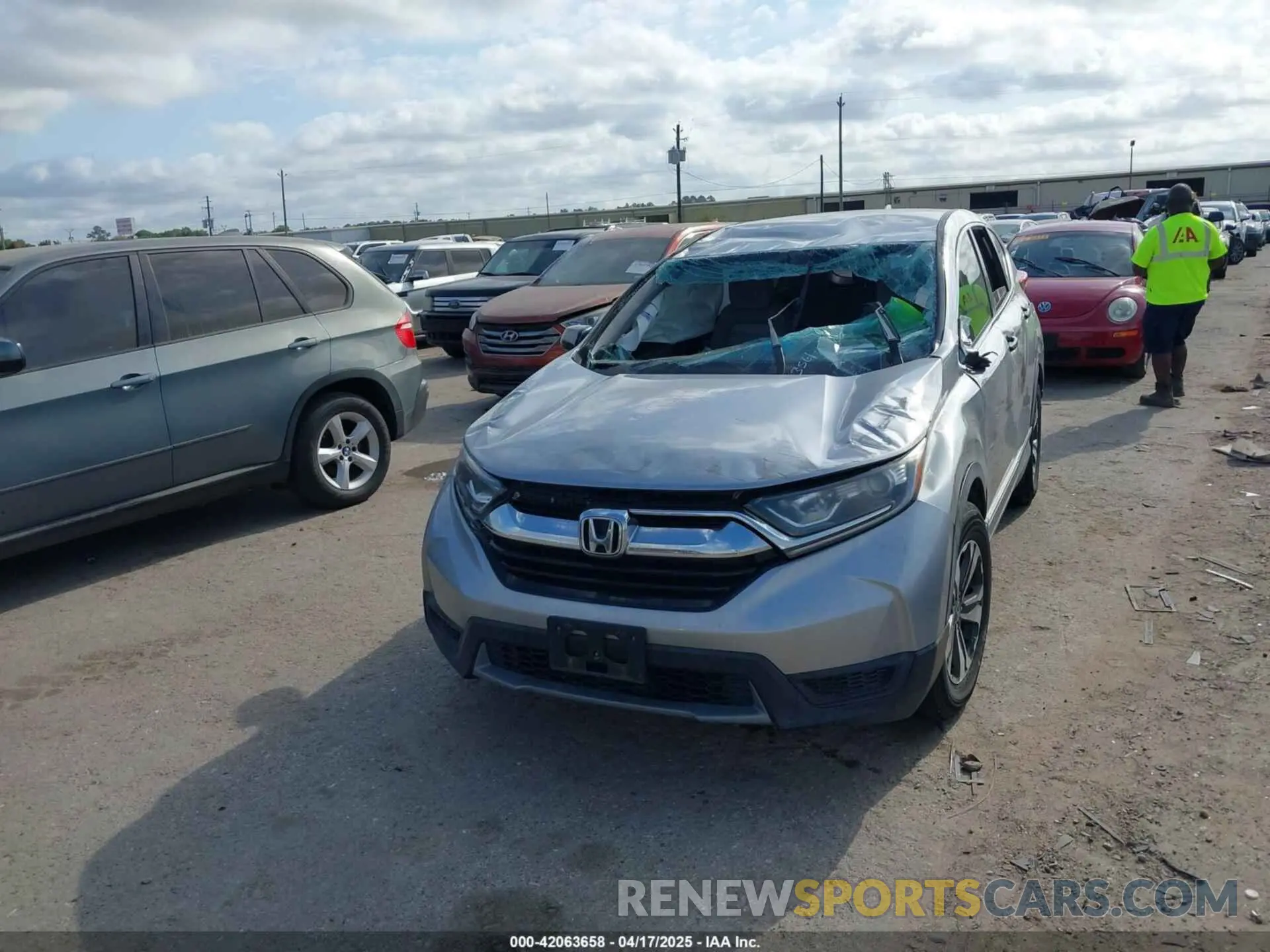 6 Photograph of a damaged car 2HKRW5H35KH403561 HONDA CR-V 2019