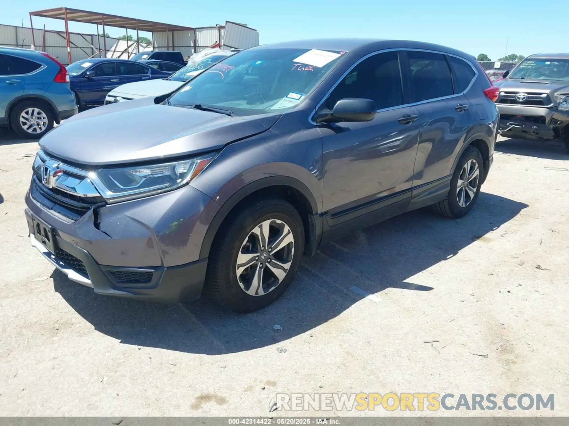 2 Photograph of a damaged car 2HKRW5H3XKH413731 HONDA CR-V 2019
