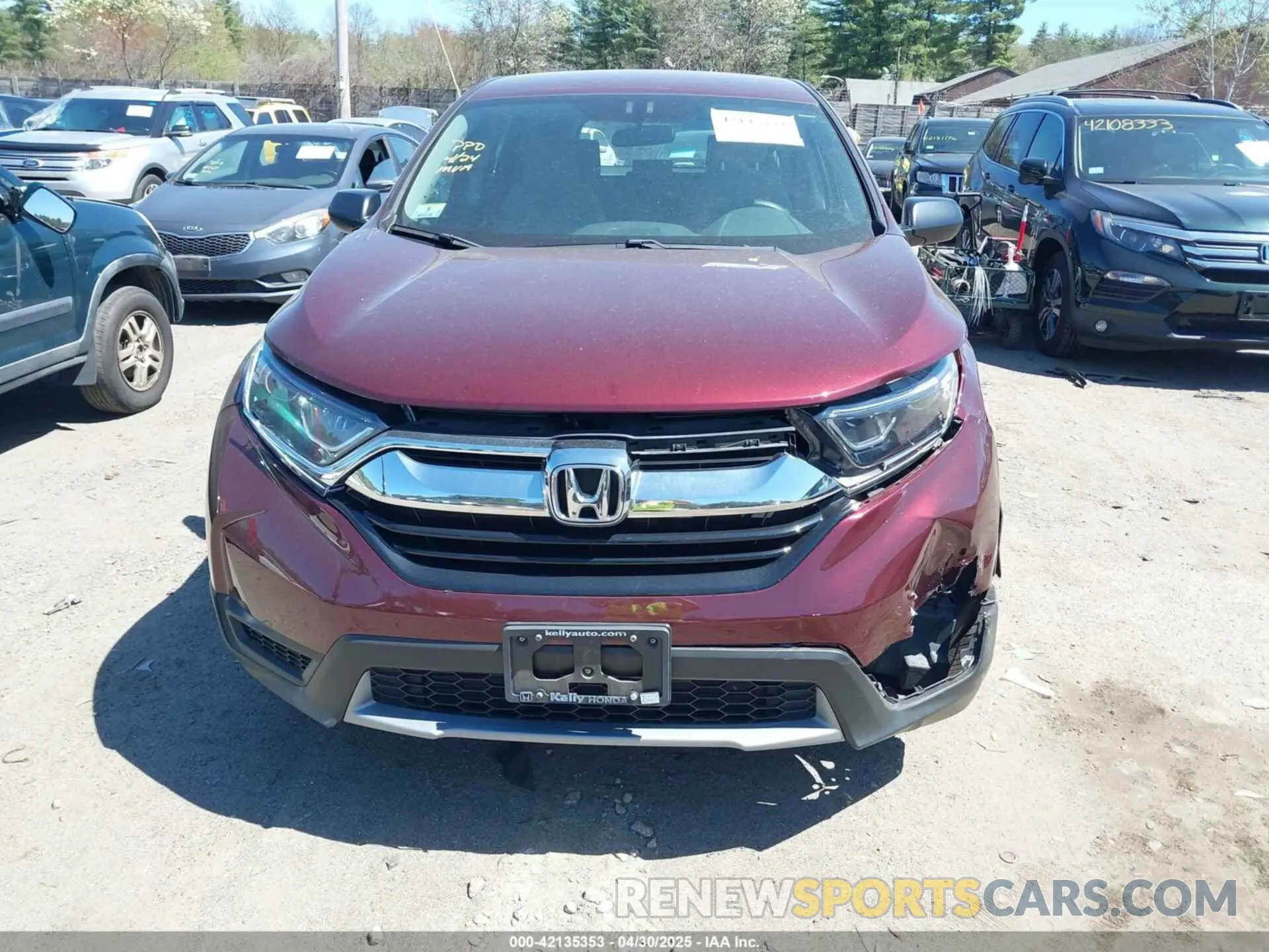 12 Photograph of a damaged car 2HKRW6H36KH215234 HONDA CR-V 2019