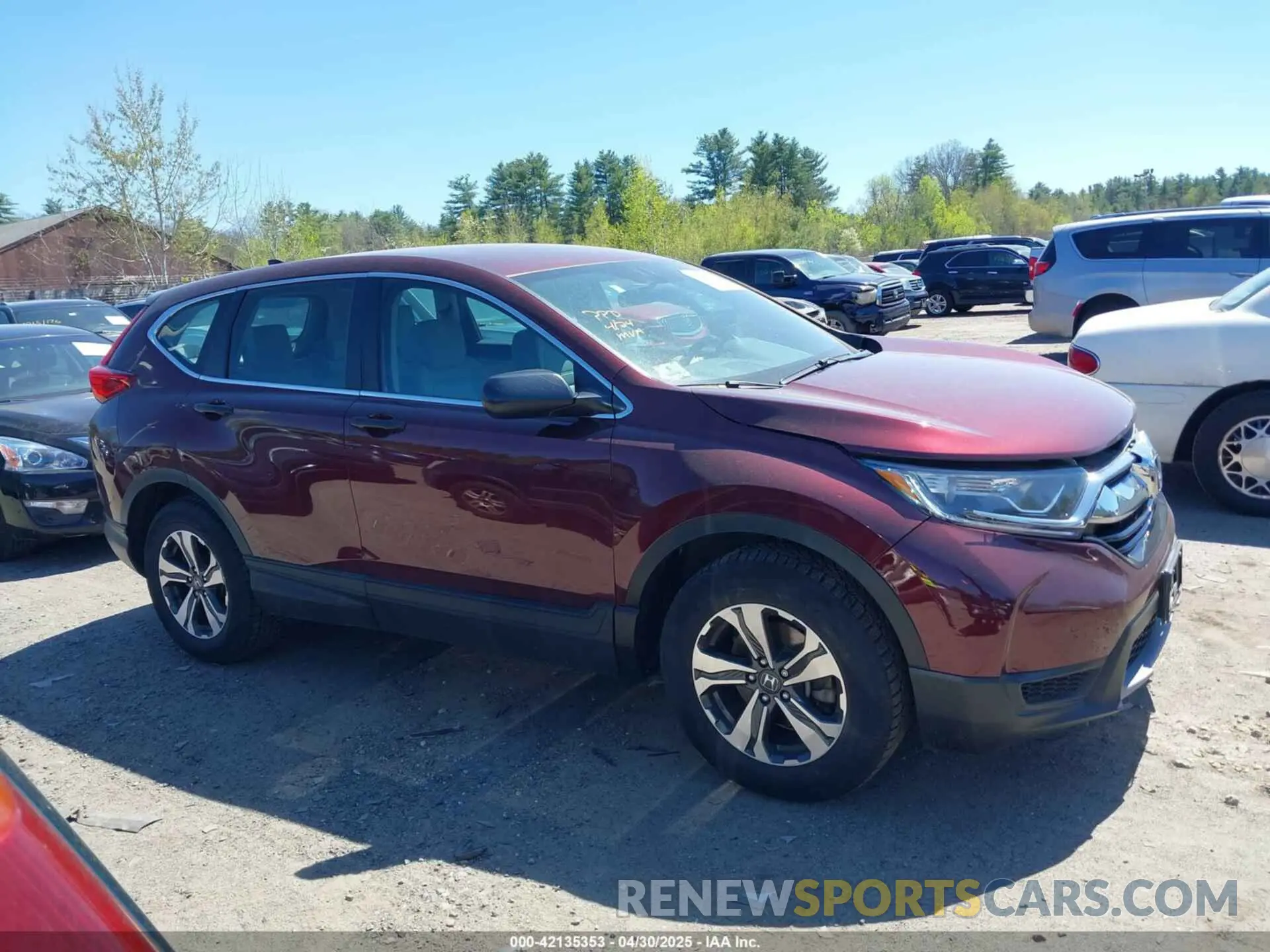 13 Photograph of a damaged car 2HKRW6H36KH215234 HONDA CR-V 2019