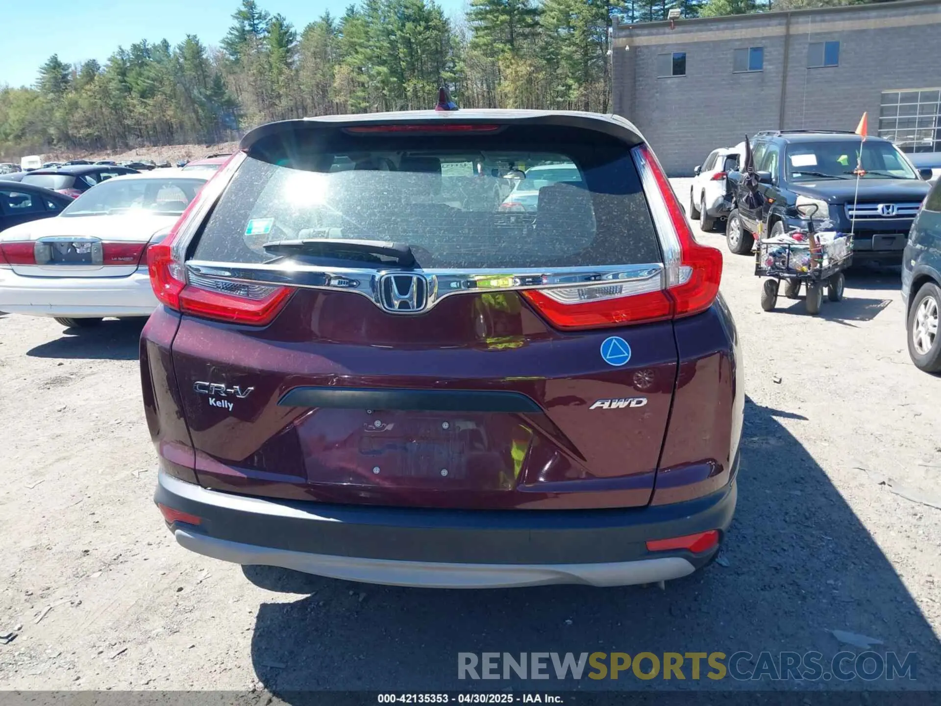 16 Photograph of a damaged car 2HKRW6H36KH215234 HONDA CR-V 2019