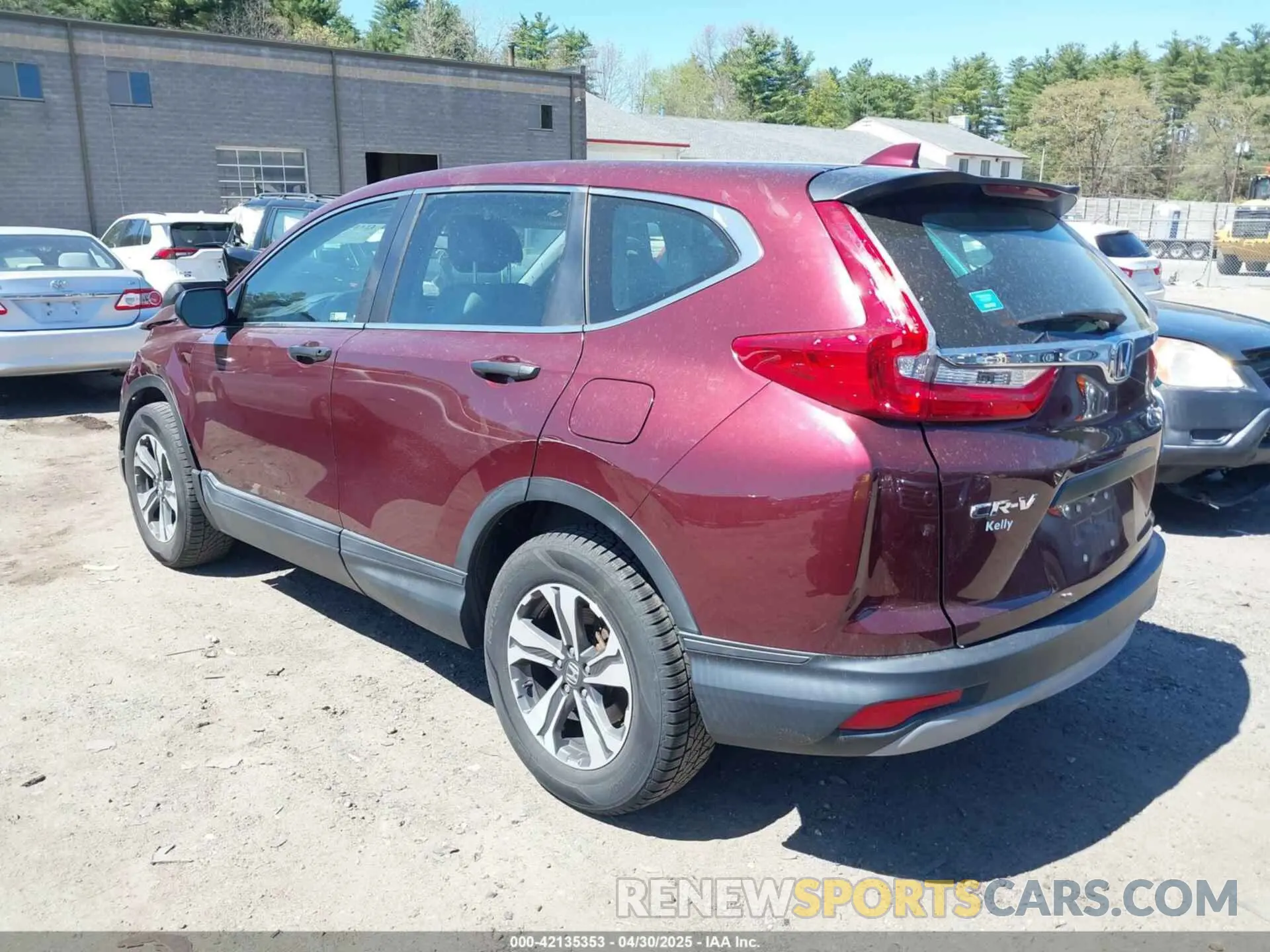 3 Photograph of a damaged car 2HKRW6H36KH215234 HONDA CR-V 2019