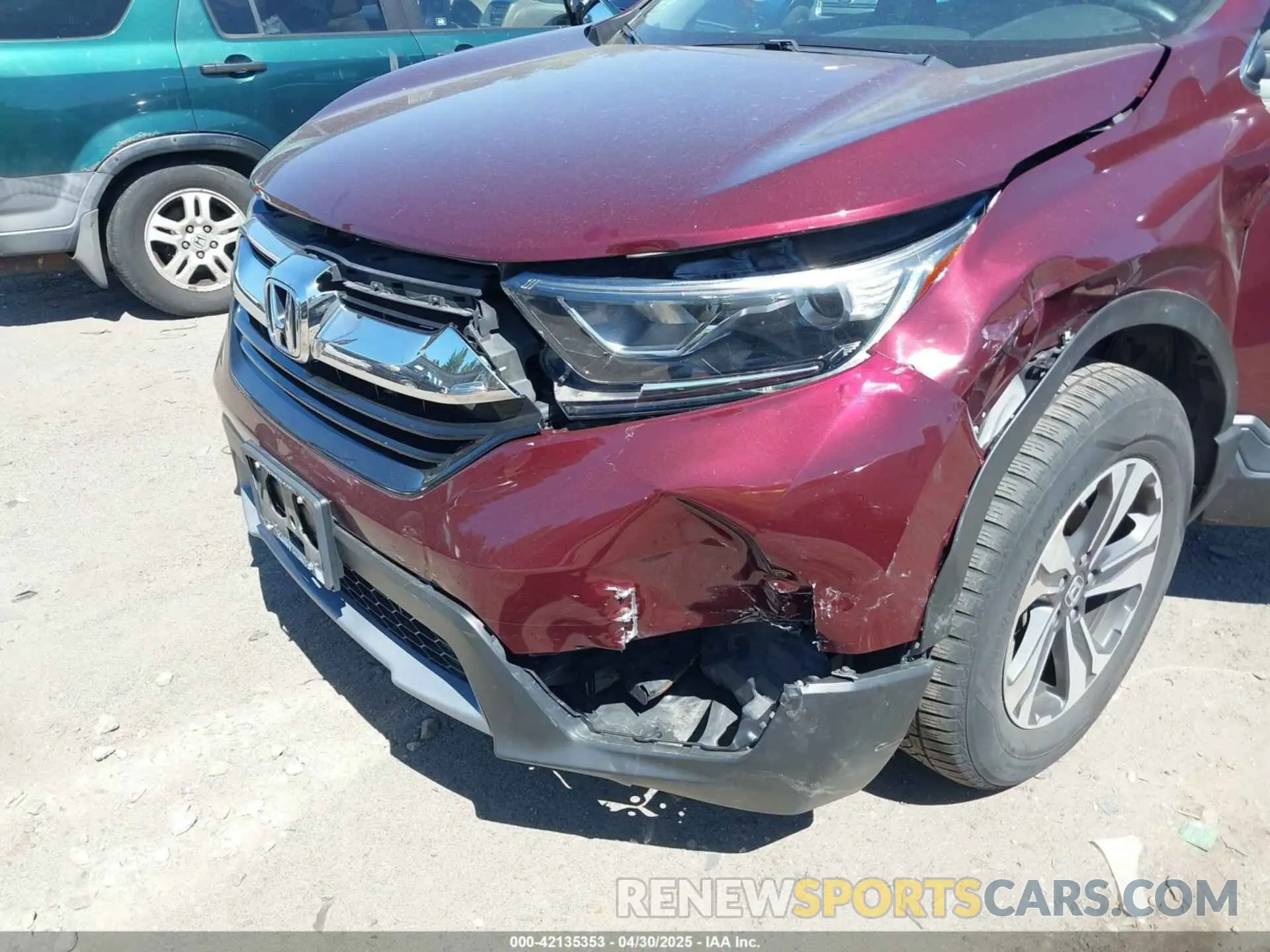6 Photograph of a damaged car 2HKRW6H36KH215234 HONDA CR-V 2019