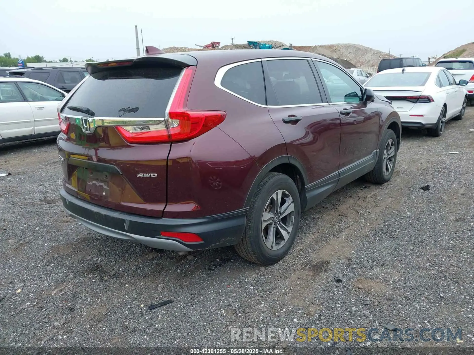 4 Photograph of a damaged car 2HKRW6H38KH203442 HONDA CR-V 2019