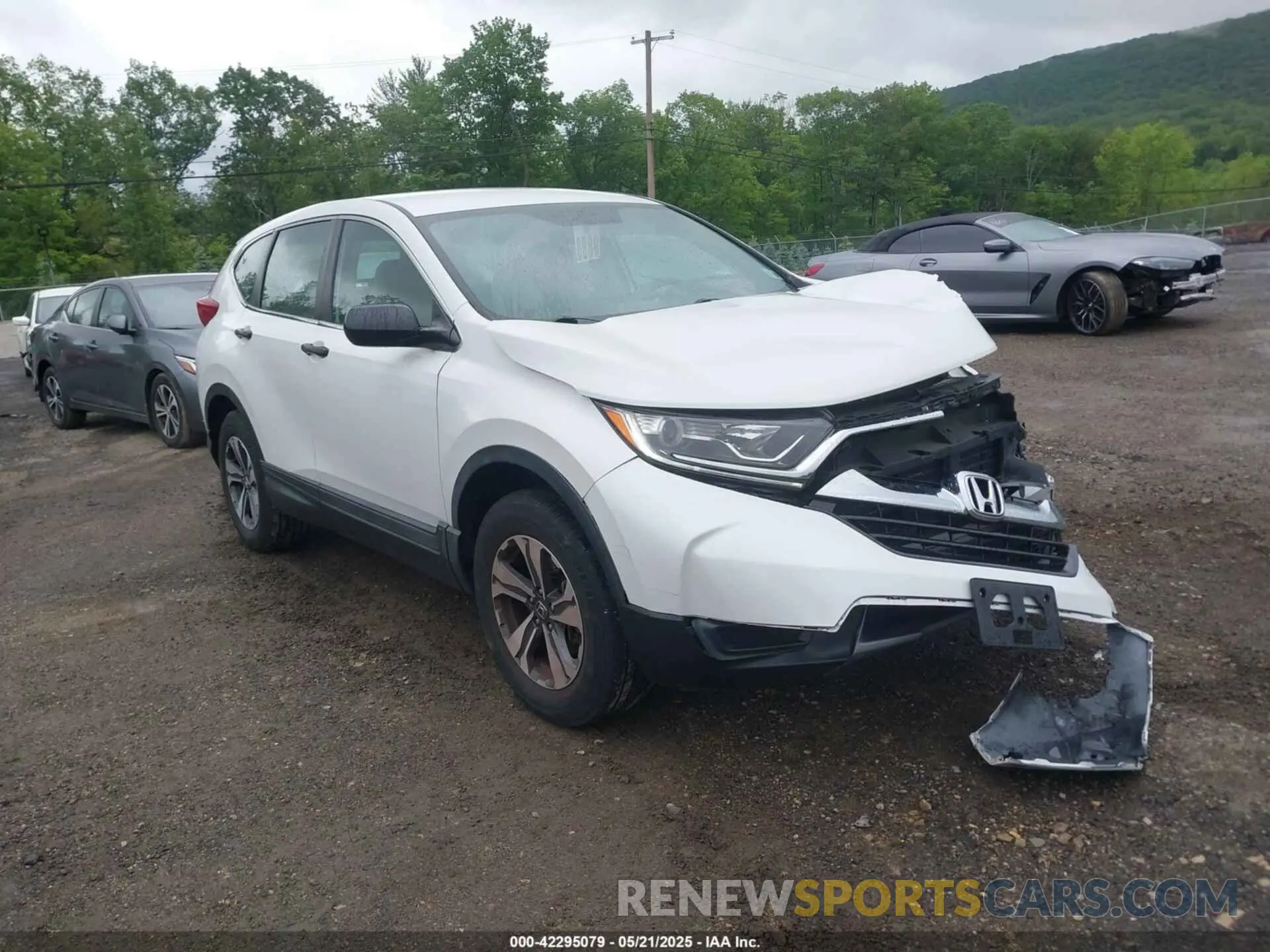 1 Photograph of a damaged car 2HKRW6H39KH229256 HONDA CR-V 2019