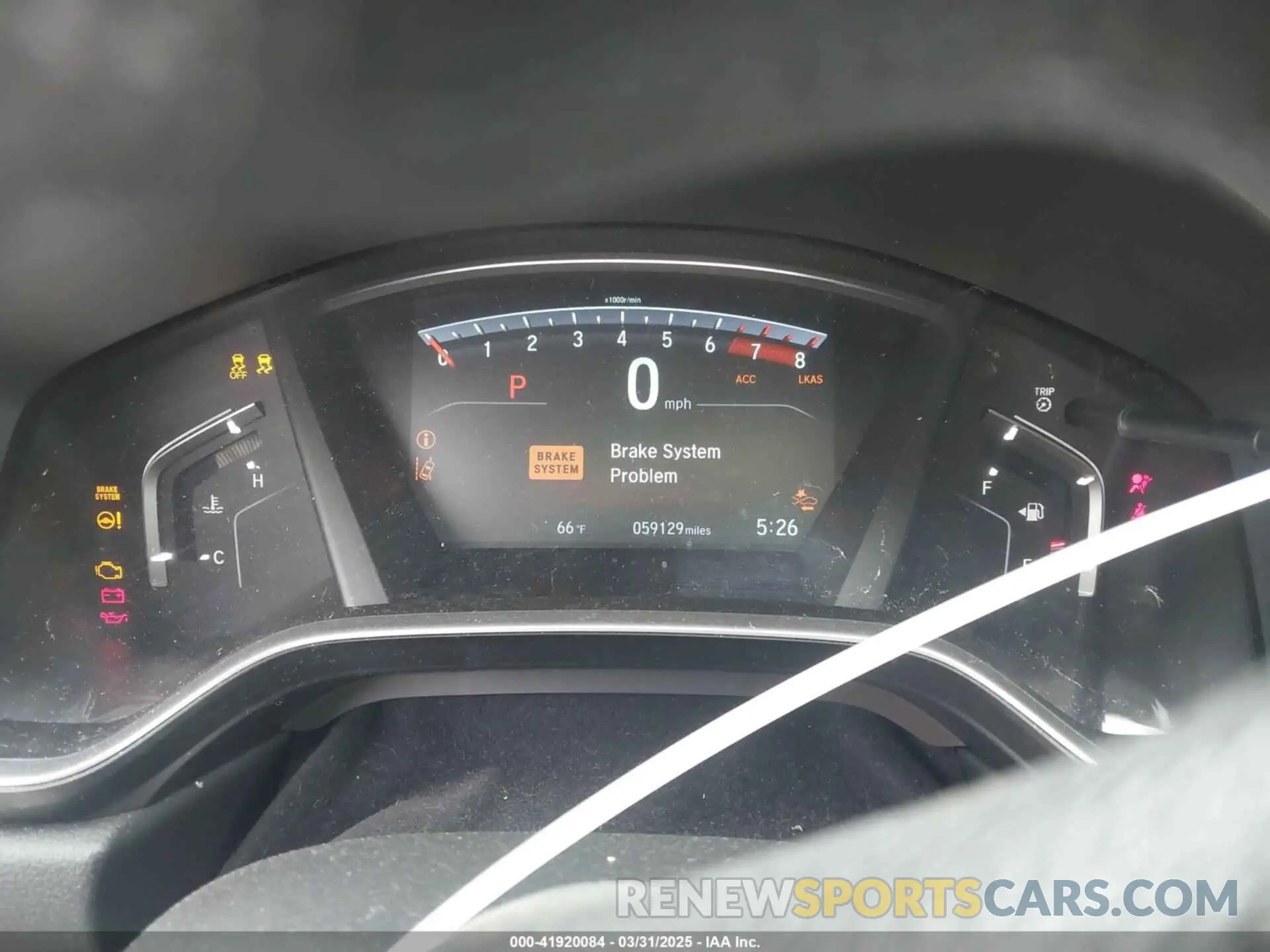 7 Photograph of a damaged car 5J6RW1H50KA009753 HONDA CR-V 2019