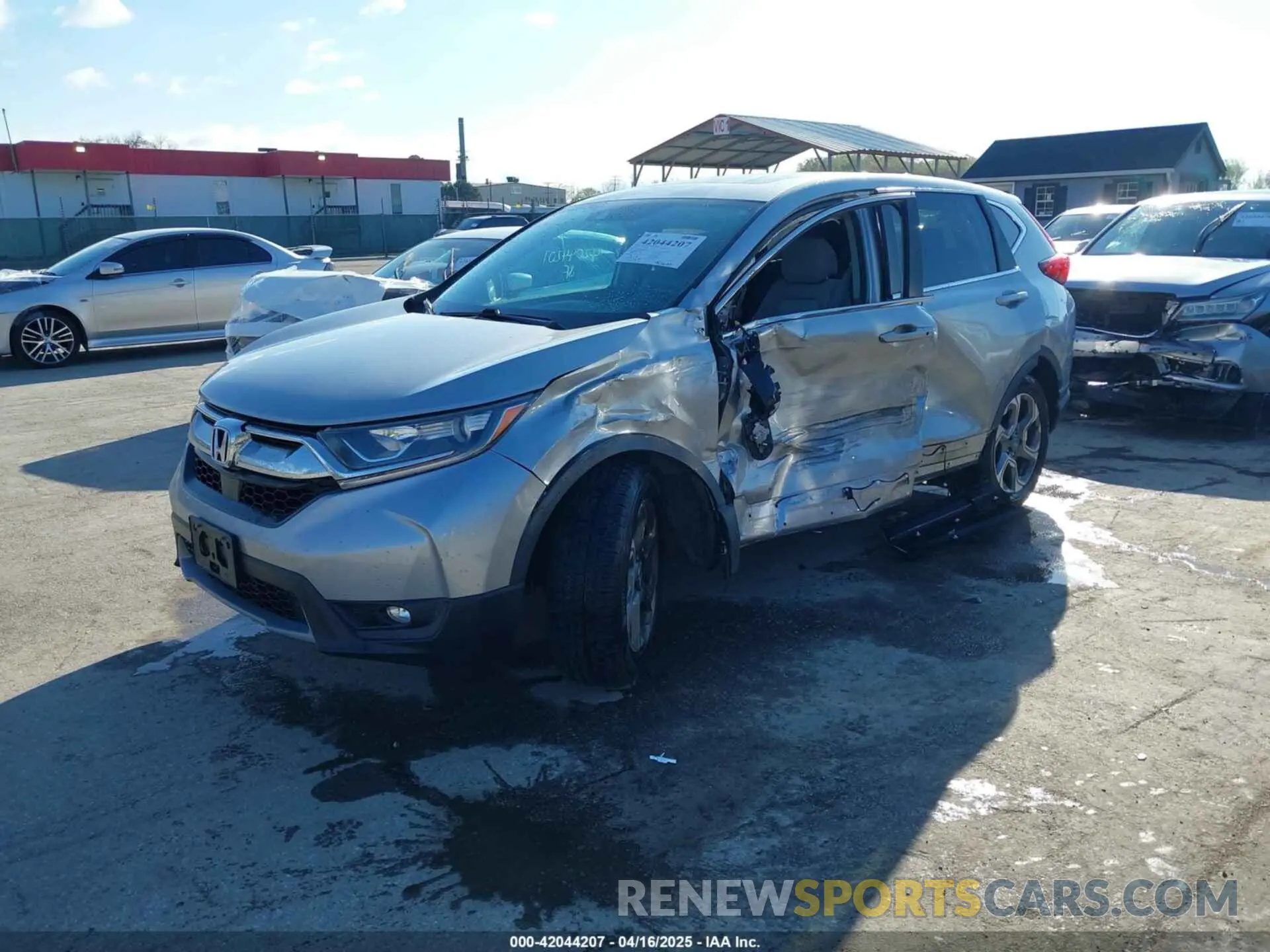2 Photograph of a damaged car 5J6RW1H50KA012894 HONDA CR-V 2019