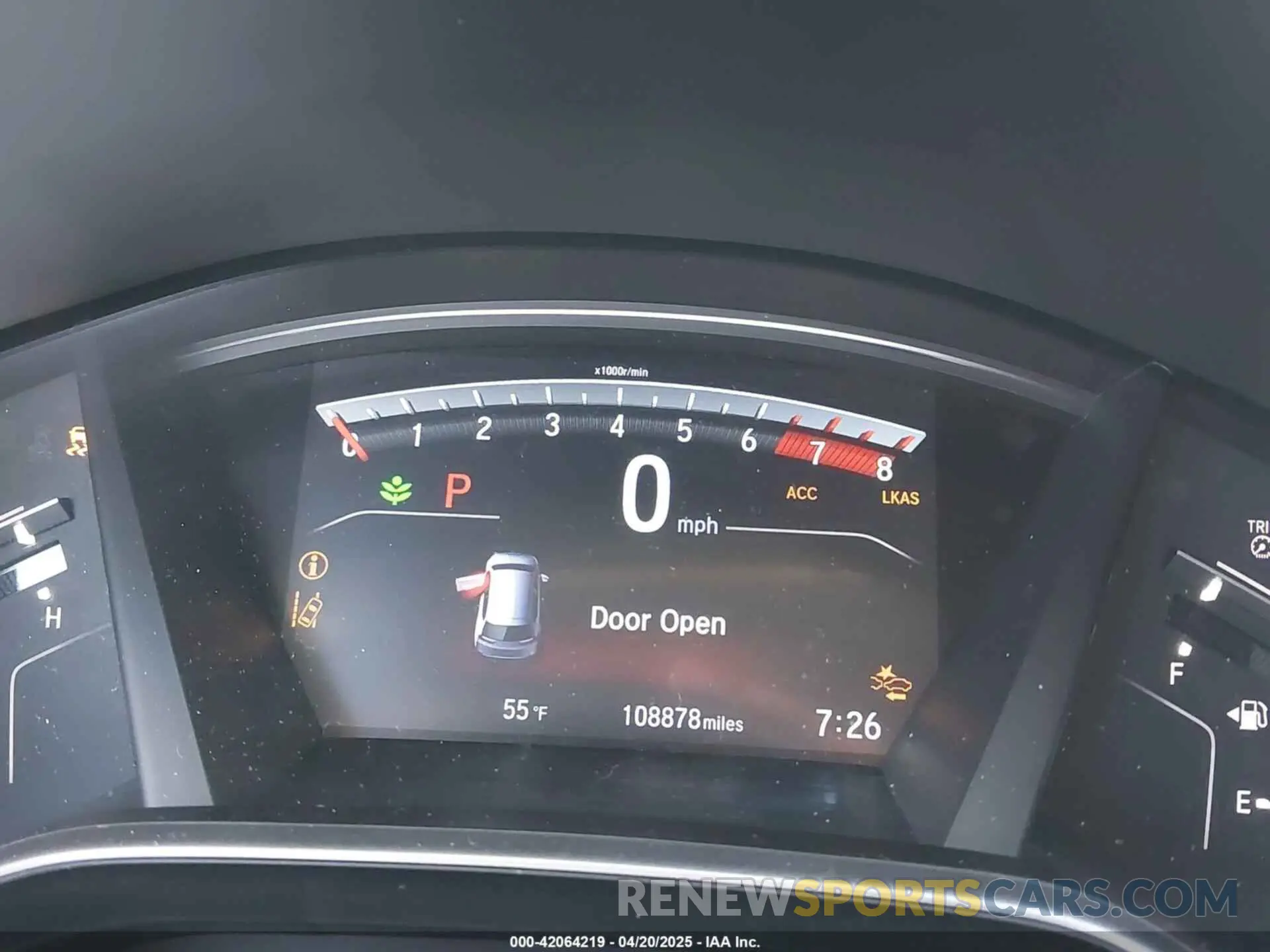 7 Photograph of a damaged car 5J6RW1H52KA033570 HONDA CR-V 2019
