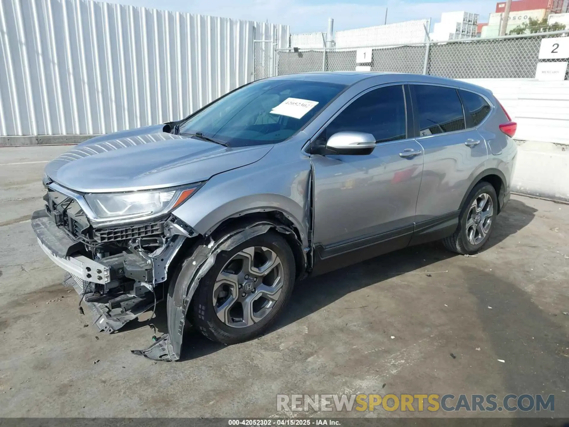 2 Photograph of a damaged car 5J6RW1H54KA027818 HONDA CR-V 2019