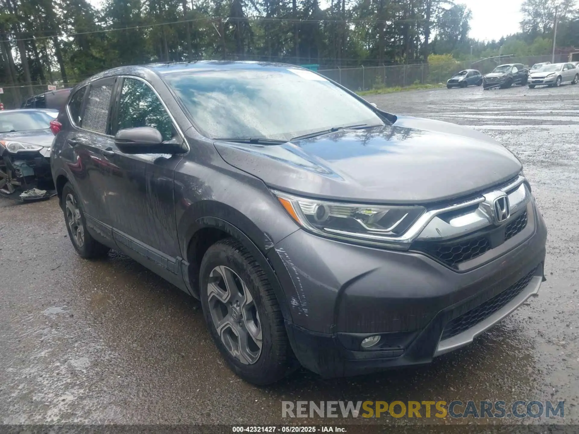 1 Photograph of a damaged car 5J6RW1H55KA005410 HONDA CR-V 2019