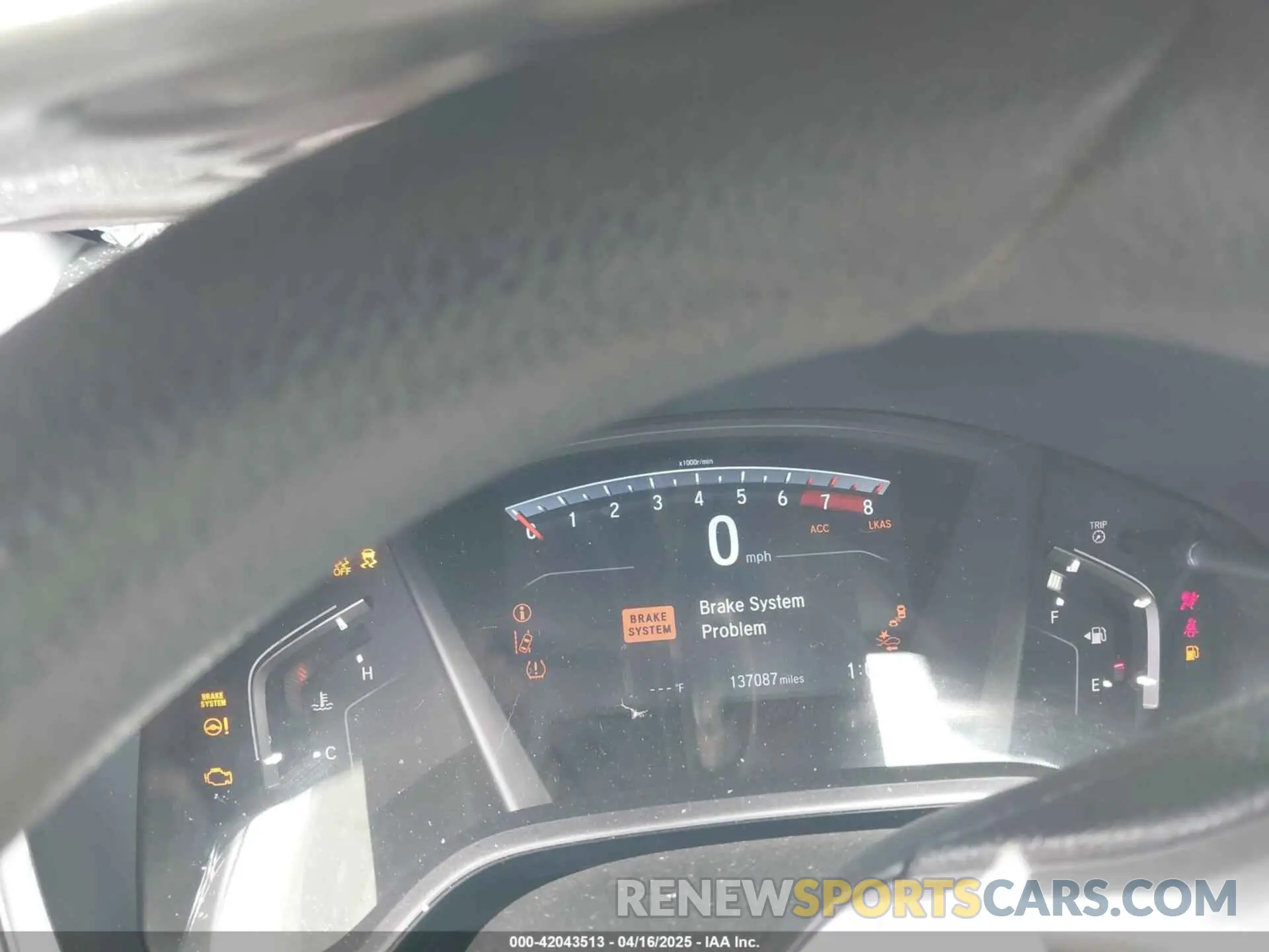 7 Photograph of a damaged car 5J6RW1H56KA030445 HONDA CR-V 2019