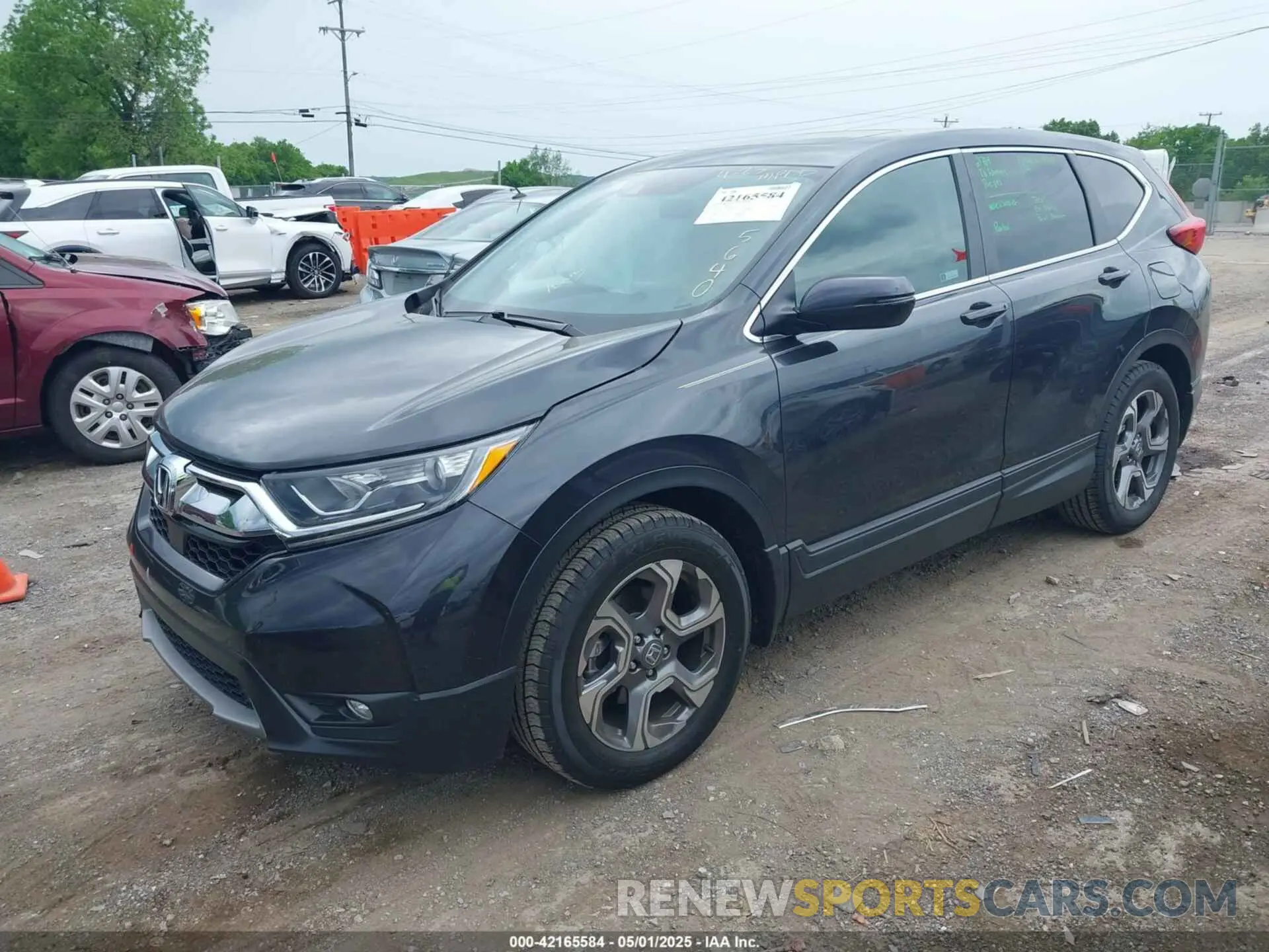 2 Photograph of a damaged car 5J6RW1H57KA035640 HONDA CR-V 2019
