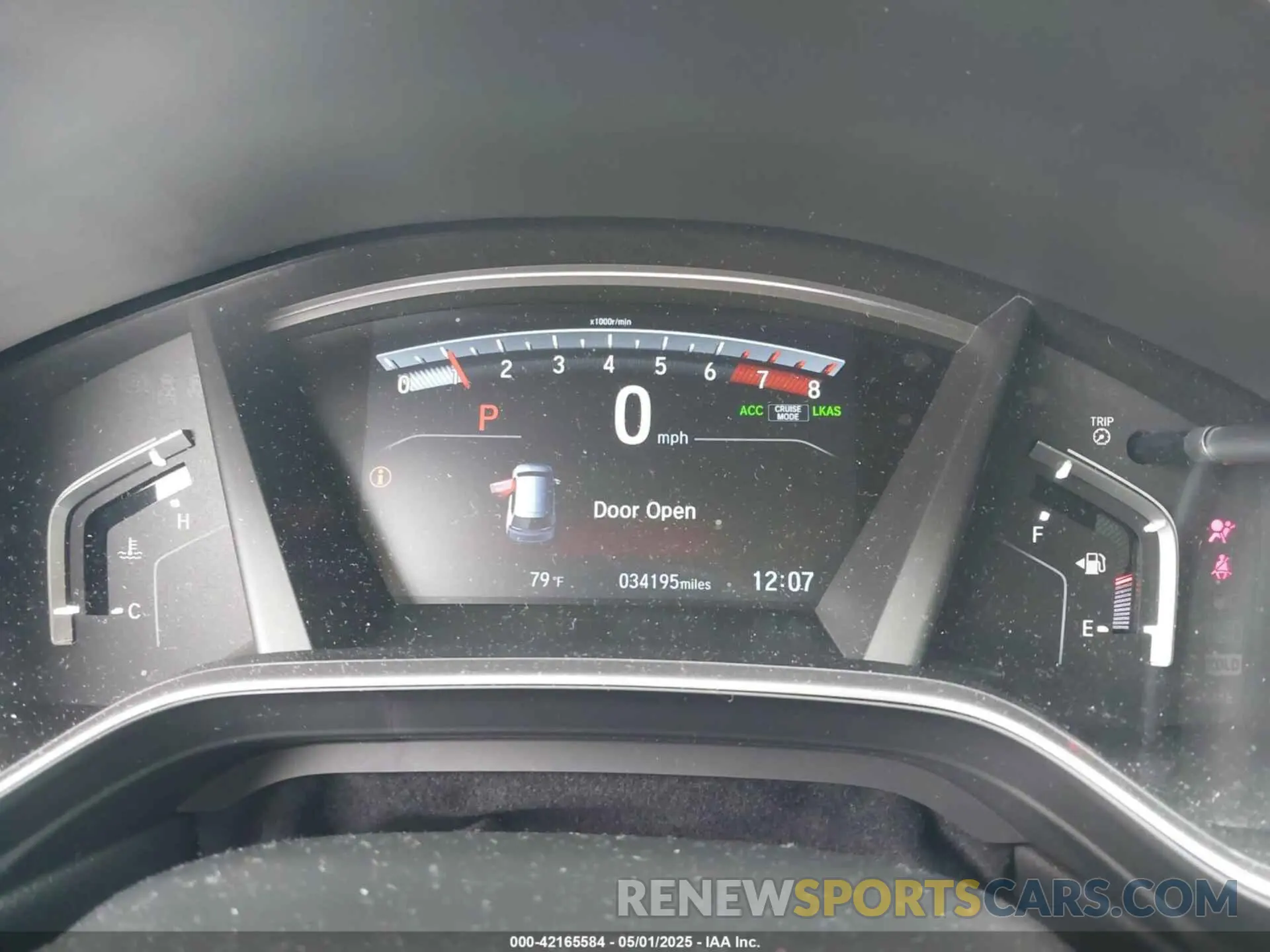 7 Photograph of a damaged car 5J6RW1H57KA035640 HONDA CR-V 2019