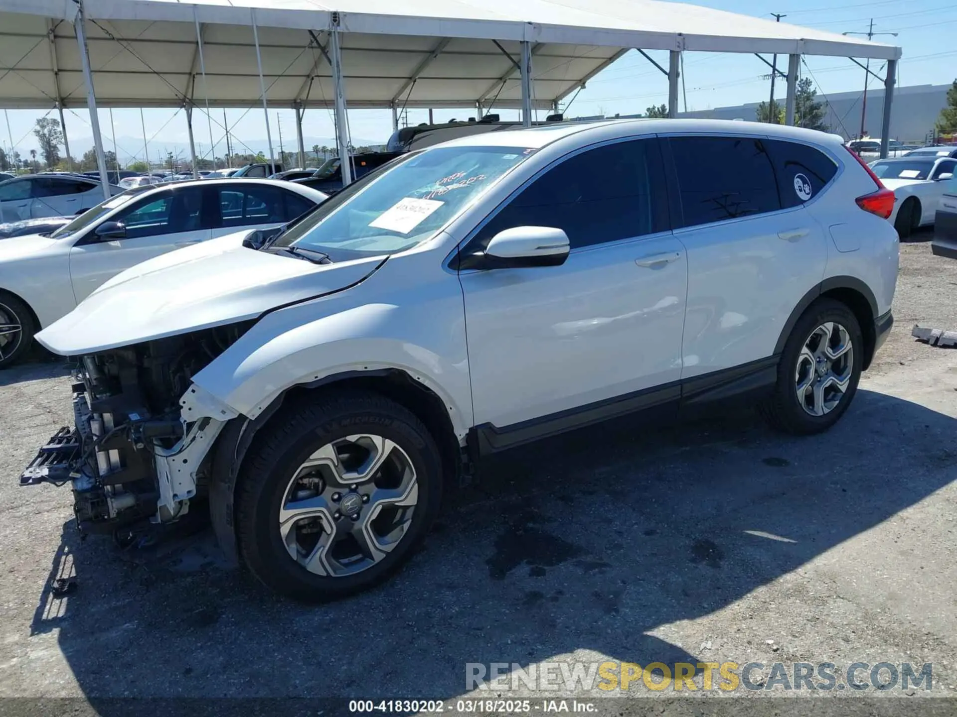 2 Photograph of a damaged car 5J6RW1H59KA012571 HONDA CR-V 2019