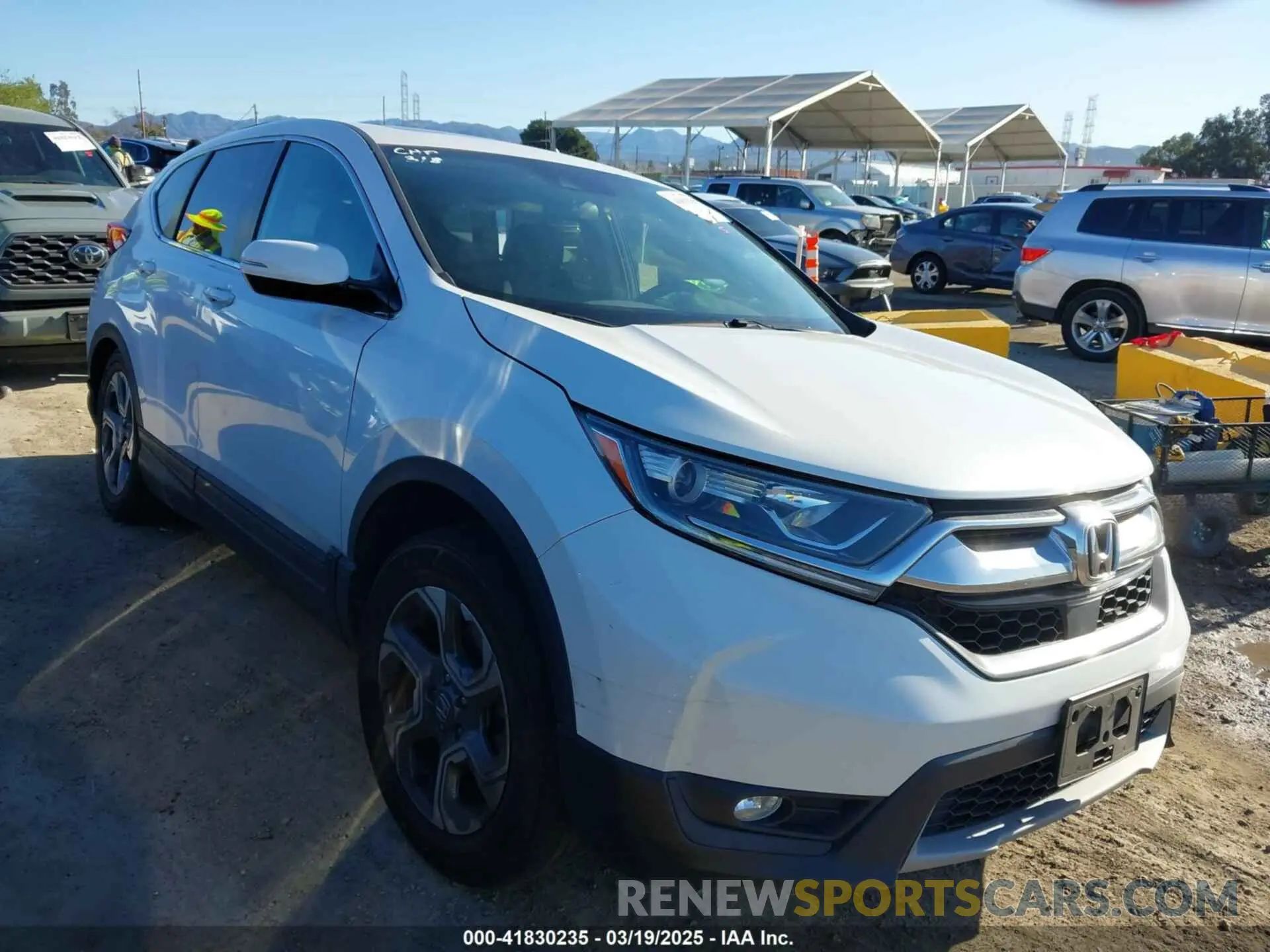 1 Photograph of a damaged car 5J6RW1H59KA034232 HONDA CR-V 2019