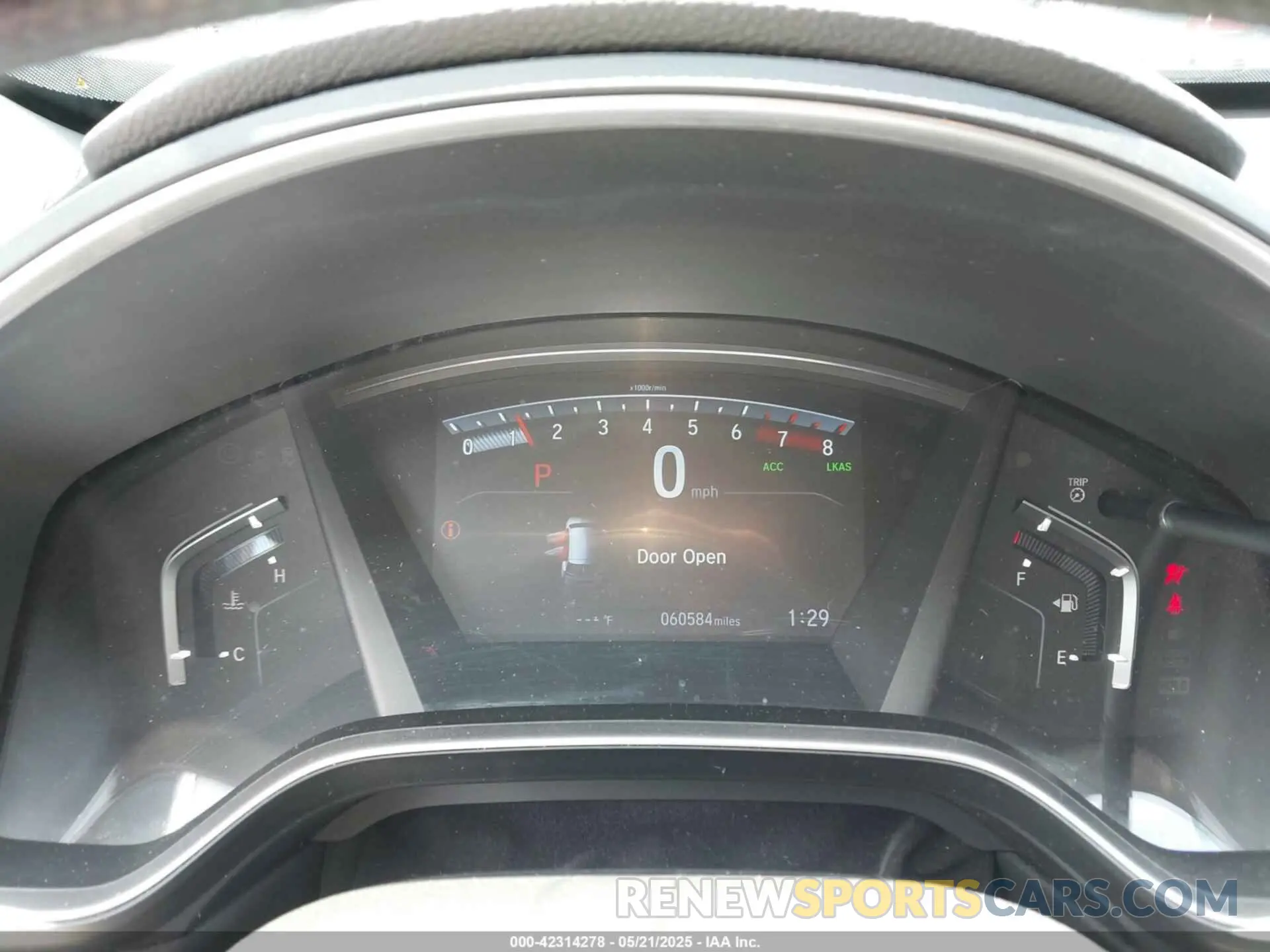 7 Photograph of a damaged car 5J6RW1H5XKA030559 HONDA CR-V 2019