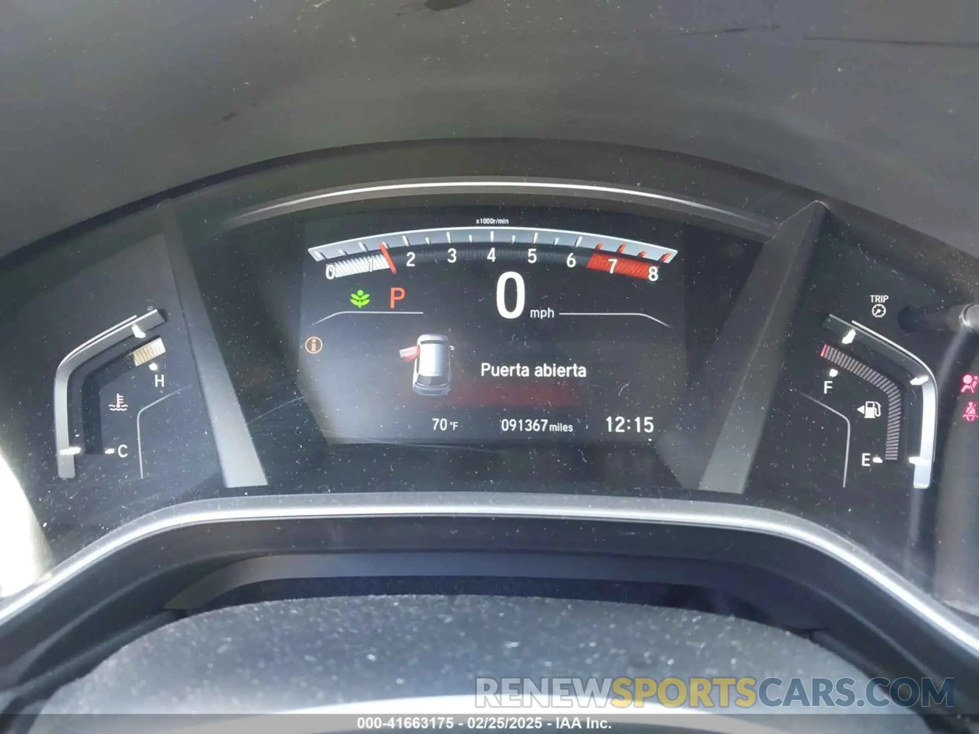 7 Photograph of a damaged car 5J6RW1H5XKL005682 HONDA CR-V 2019