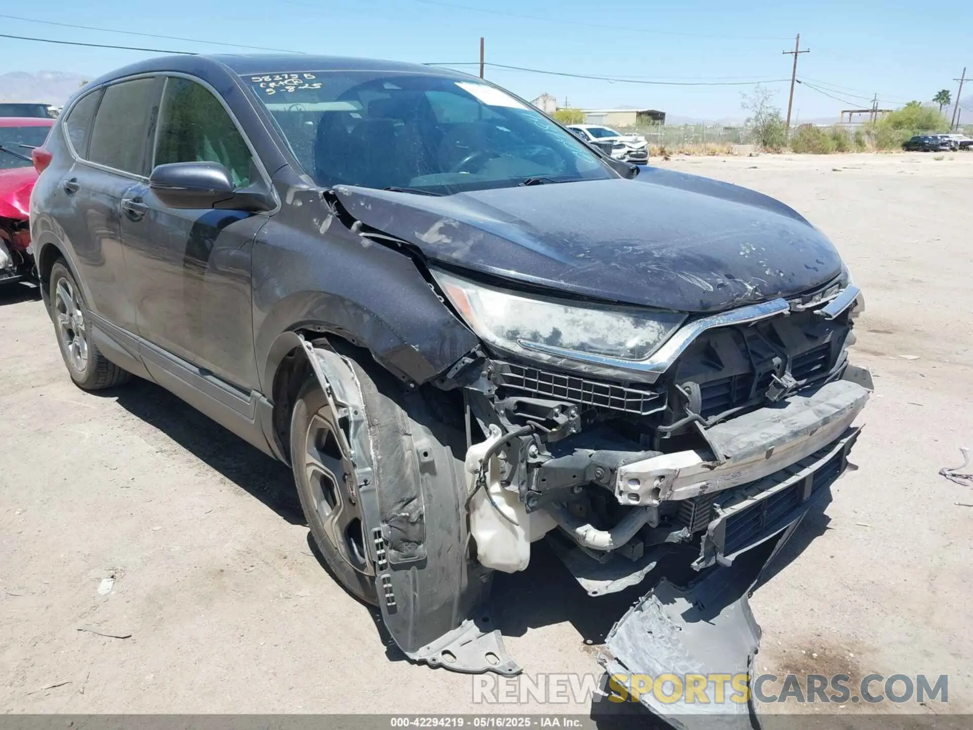 6 Photograph of a damaged car 5J6RW1H83KA004847 HONDA CR-V 2019