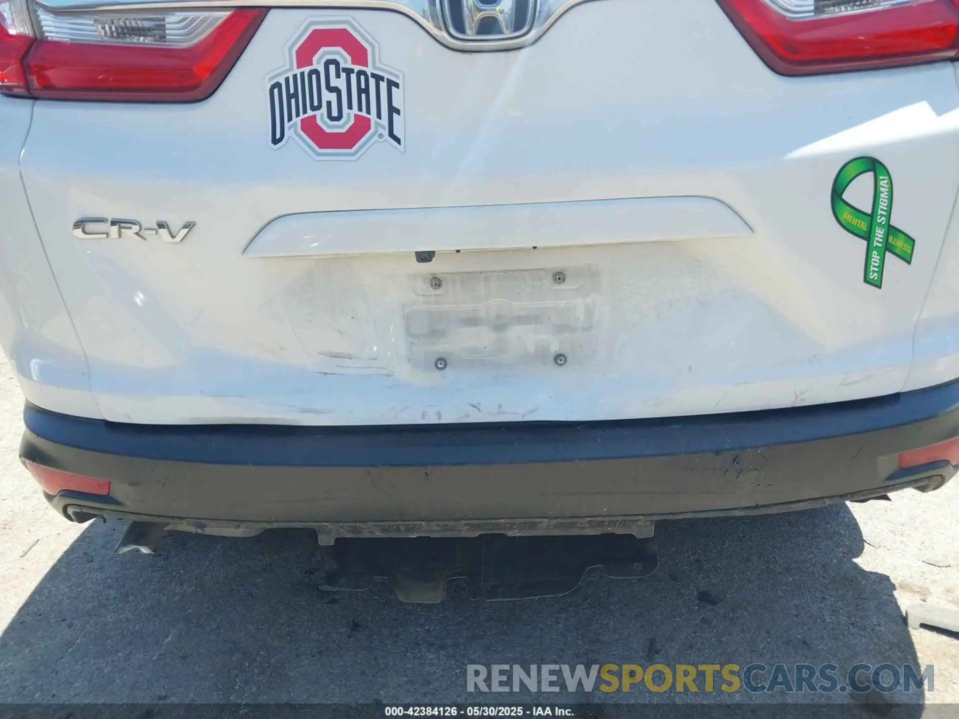 6 Photograph of a damaged car 5J6RW1H83KA037122 HONDA CR-V 2019