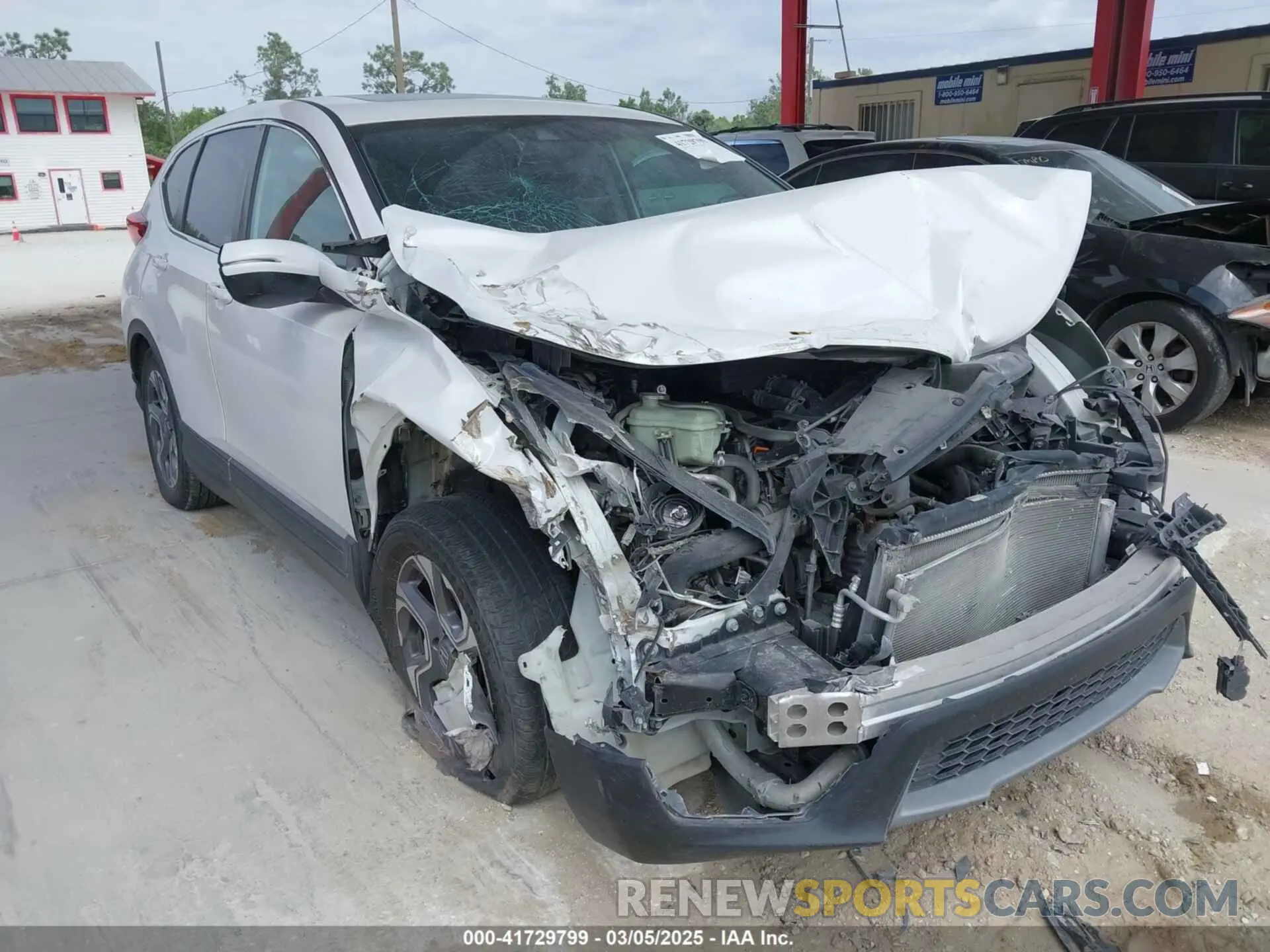1 Photograph of a damaged car 5J6RW1H84KA029580 HONDA CR-V 2019