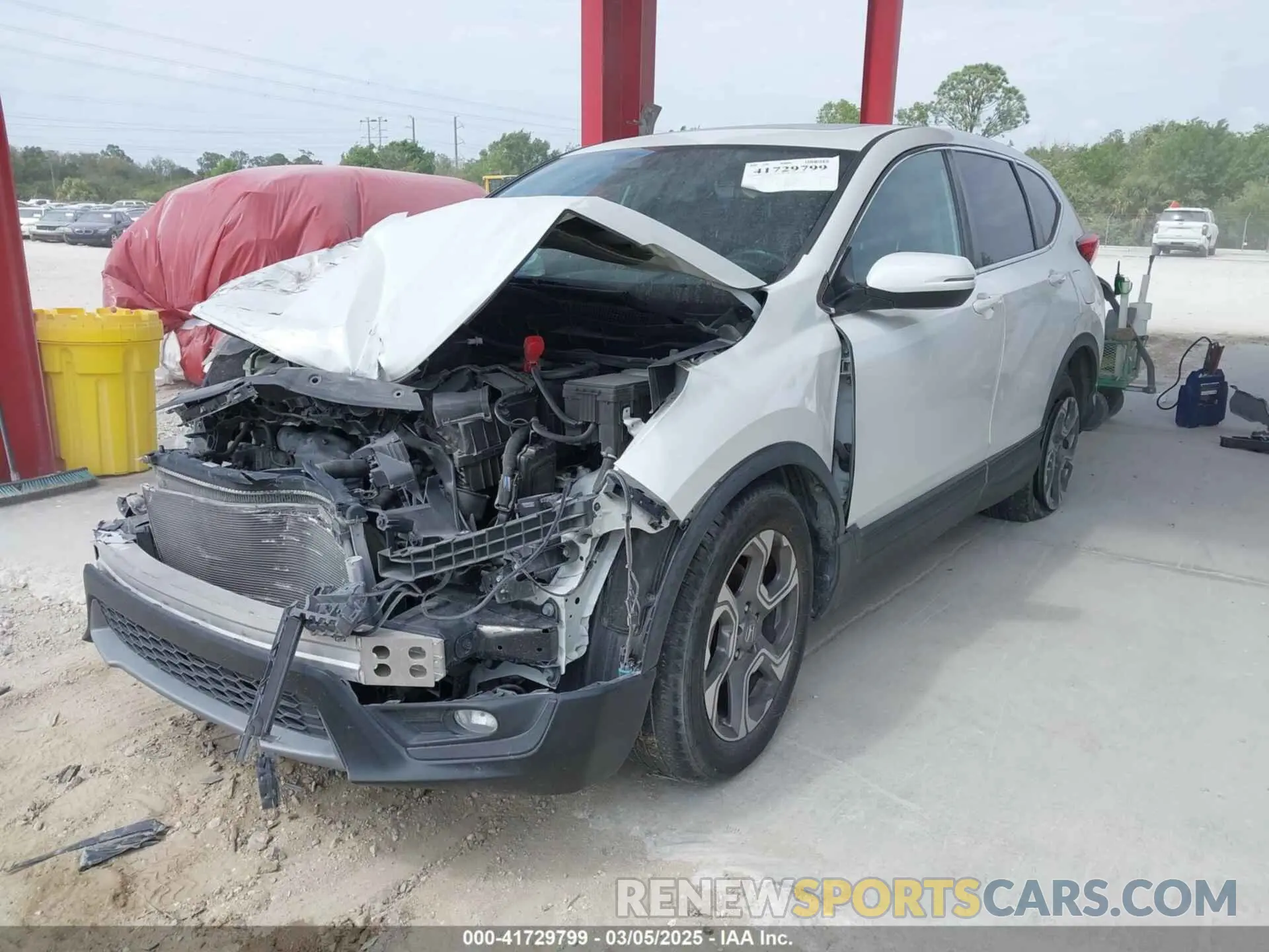 2 Photograph of a damaged car 5J6RW1H84KA029580 HONDA CR-V 2019