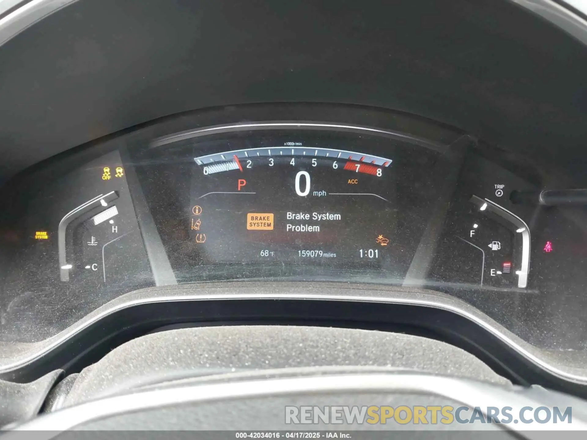 16 Photograph of a damaged car 5J6RW1H86KA008732 HONDA CR-V 2019