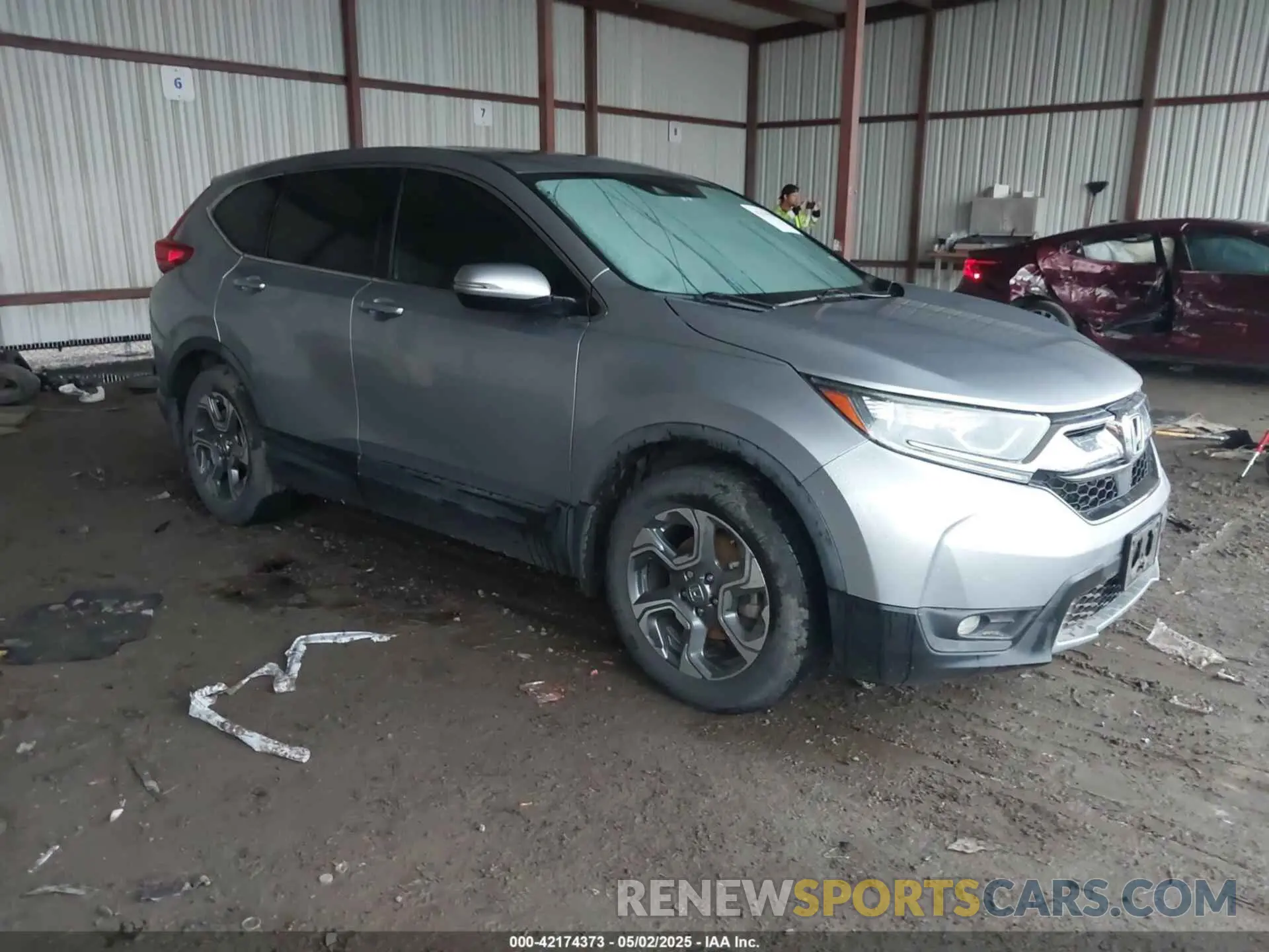 1 Photograph of a damaged car 5J6RW1H86KA045229 HONDA CR-V 2019