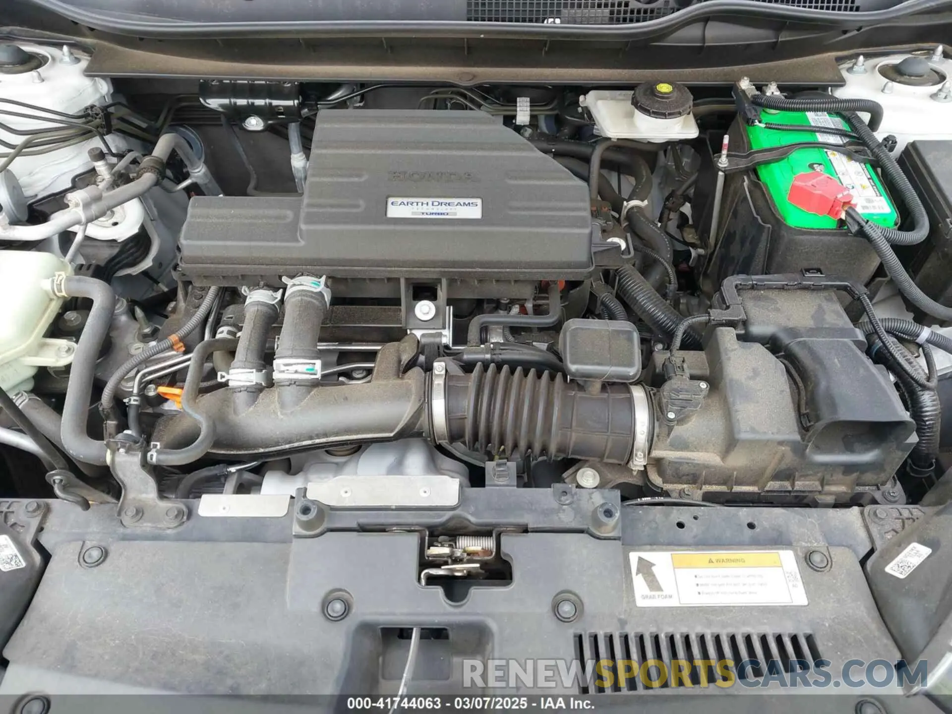10 Photograph of a damaged car 5J6RW1H87KA026642 HONDA CR-V 2019