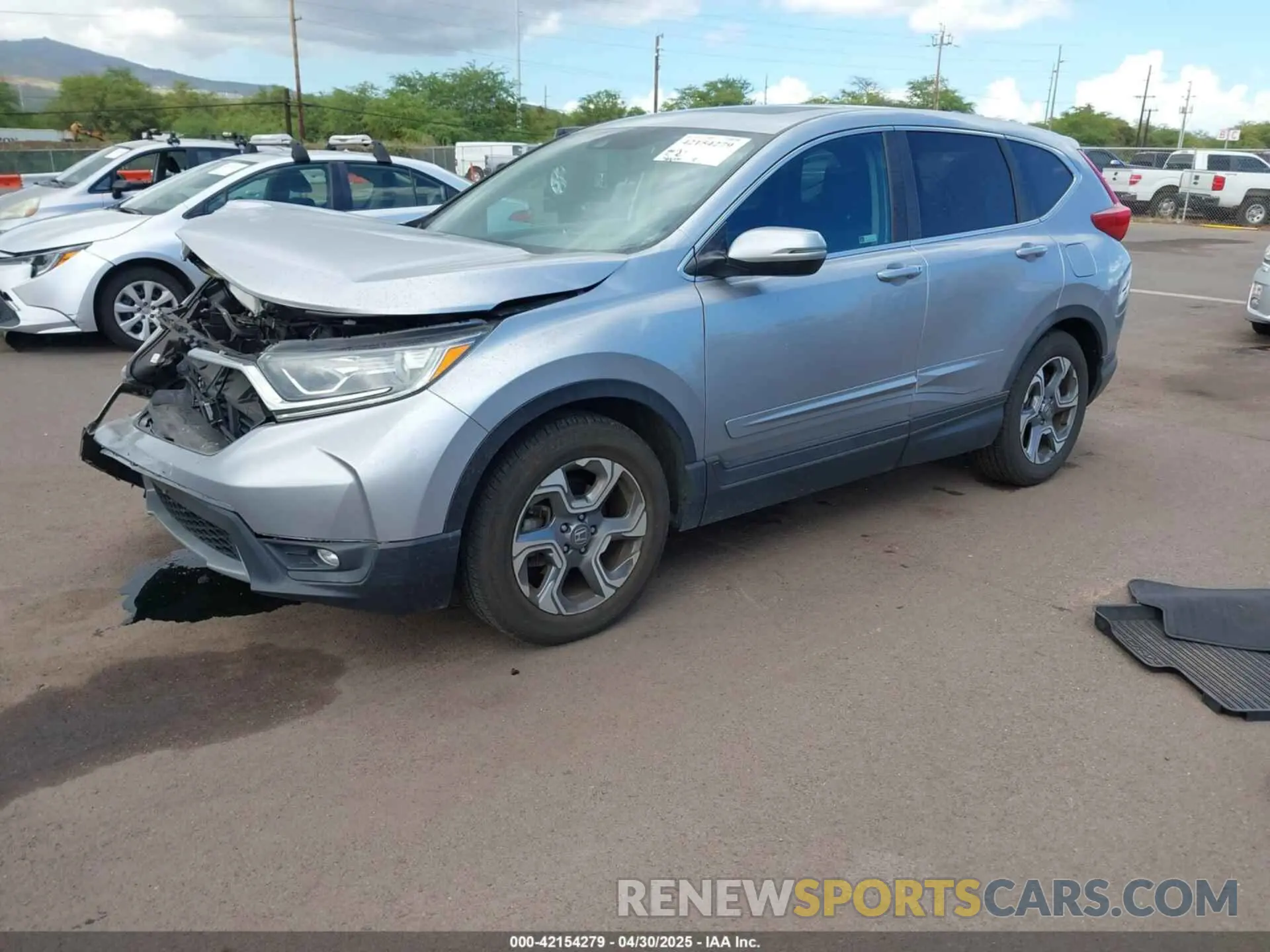 2 Photograph of a damaged car 5J6RW1H89KA046228 HONDA CR-V 2019