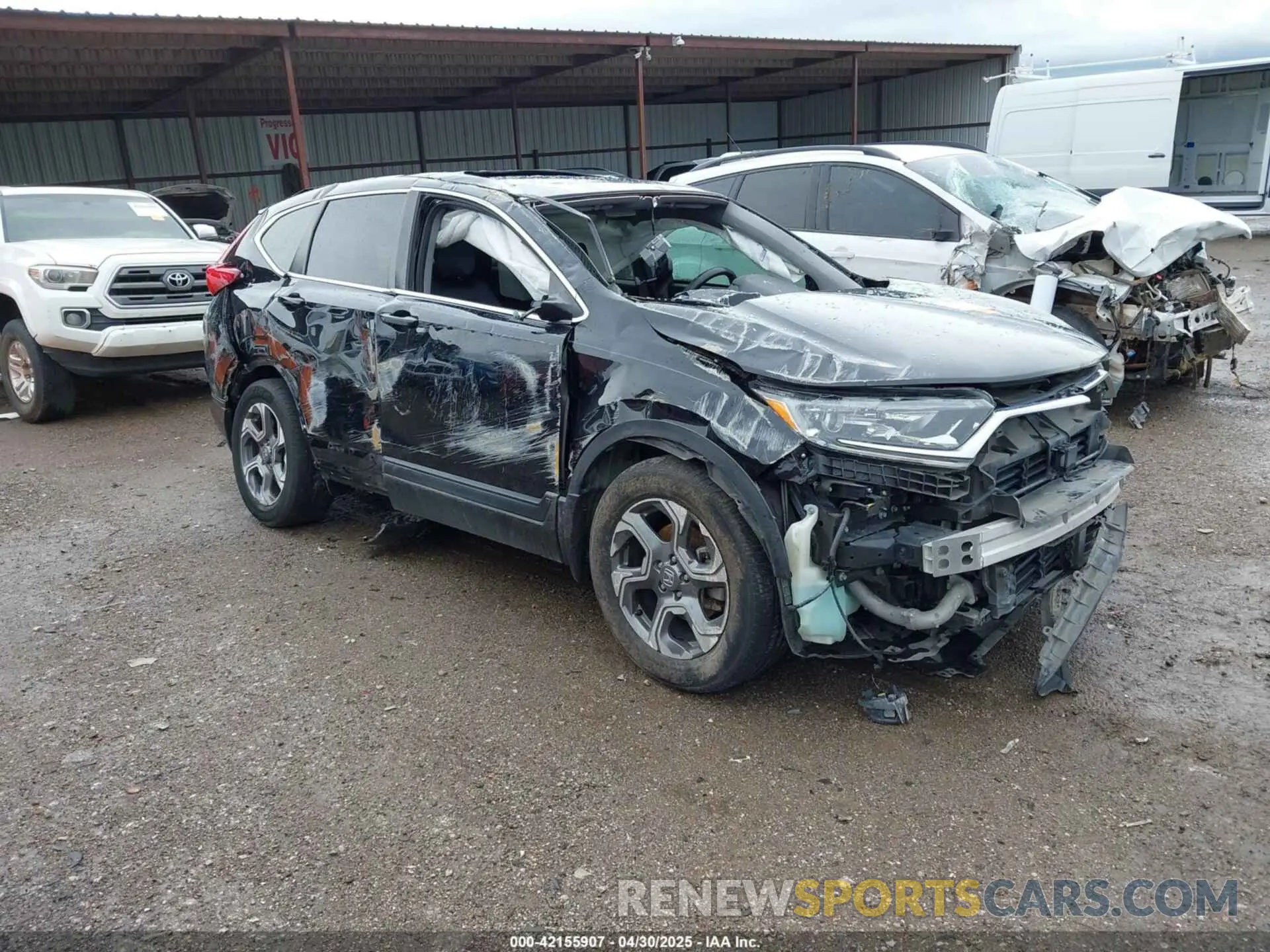 1 Photograph of a damaged car 5J6RW1H8XKA001475 HONDA CR-V 2019