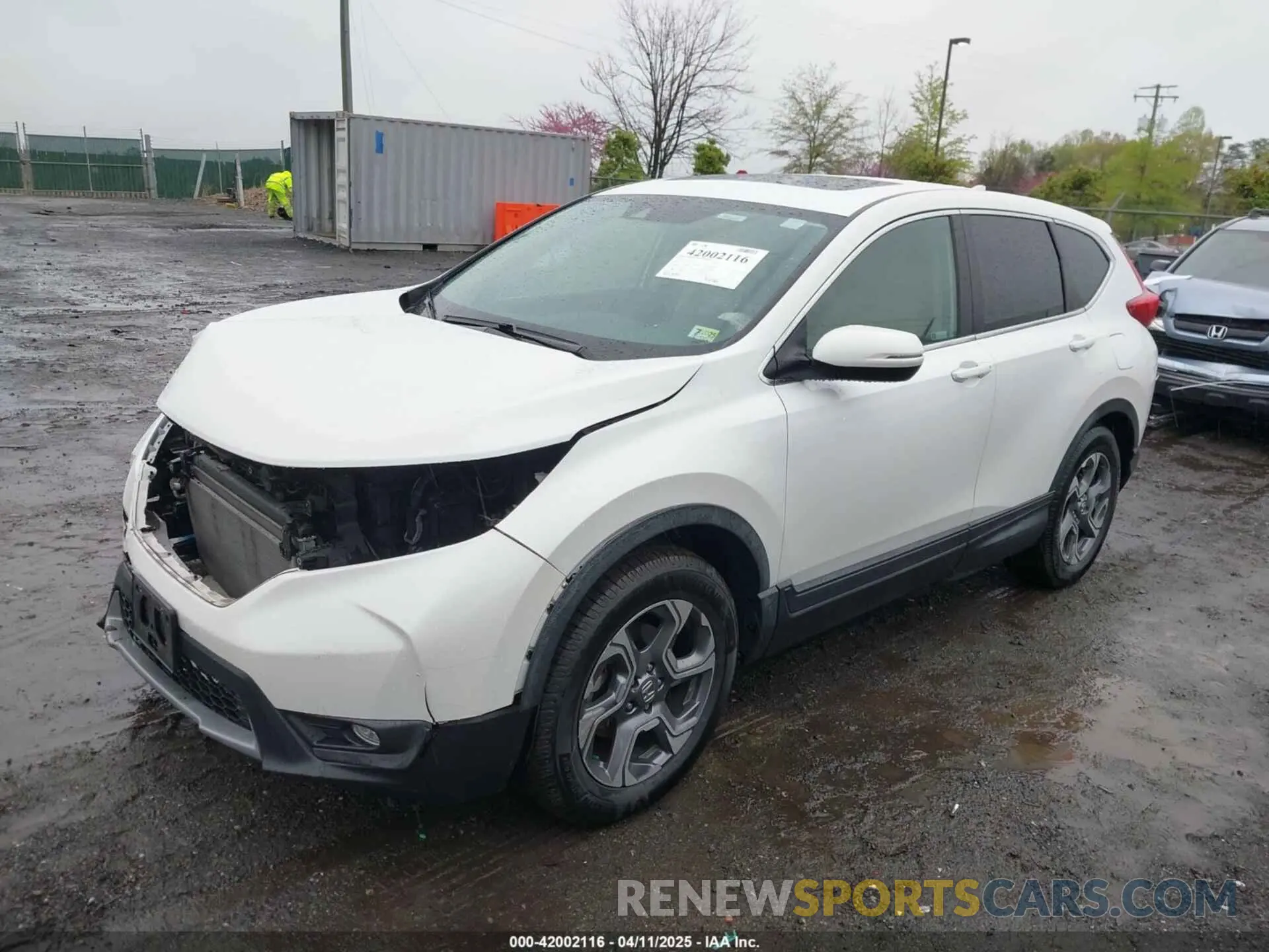 2 Photograph of a damaged car 5J6RW2H51KL009271 HONDA CR-V 2019