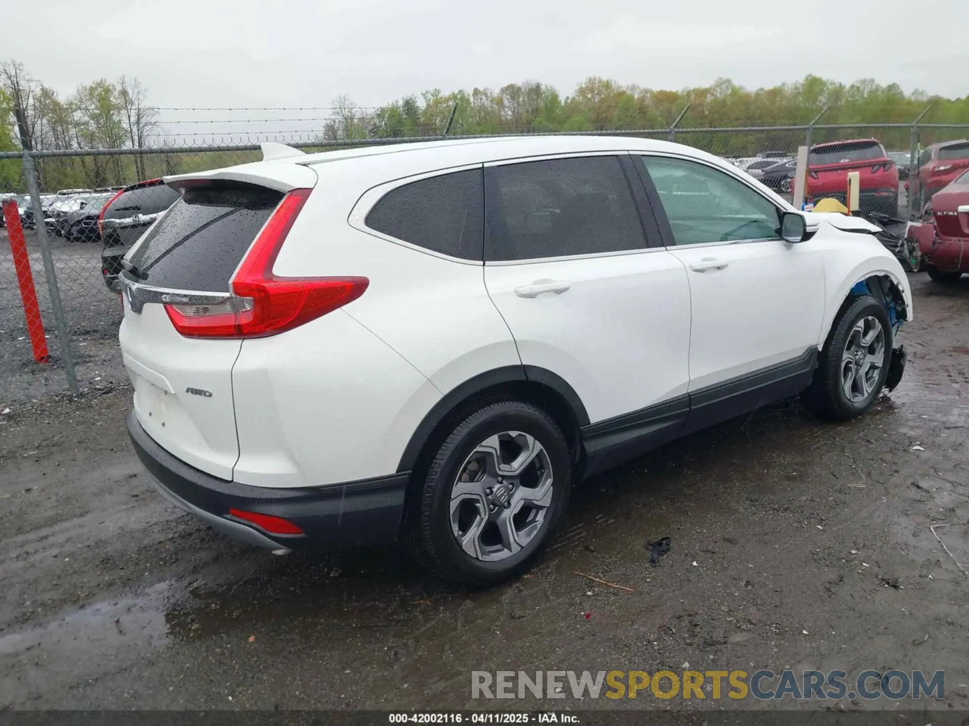 4 Photograph of a damaged car 5J6RW2H51KL009271 HONDA CR-V 2019