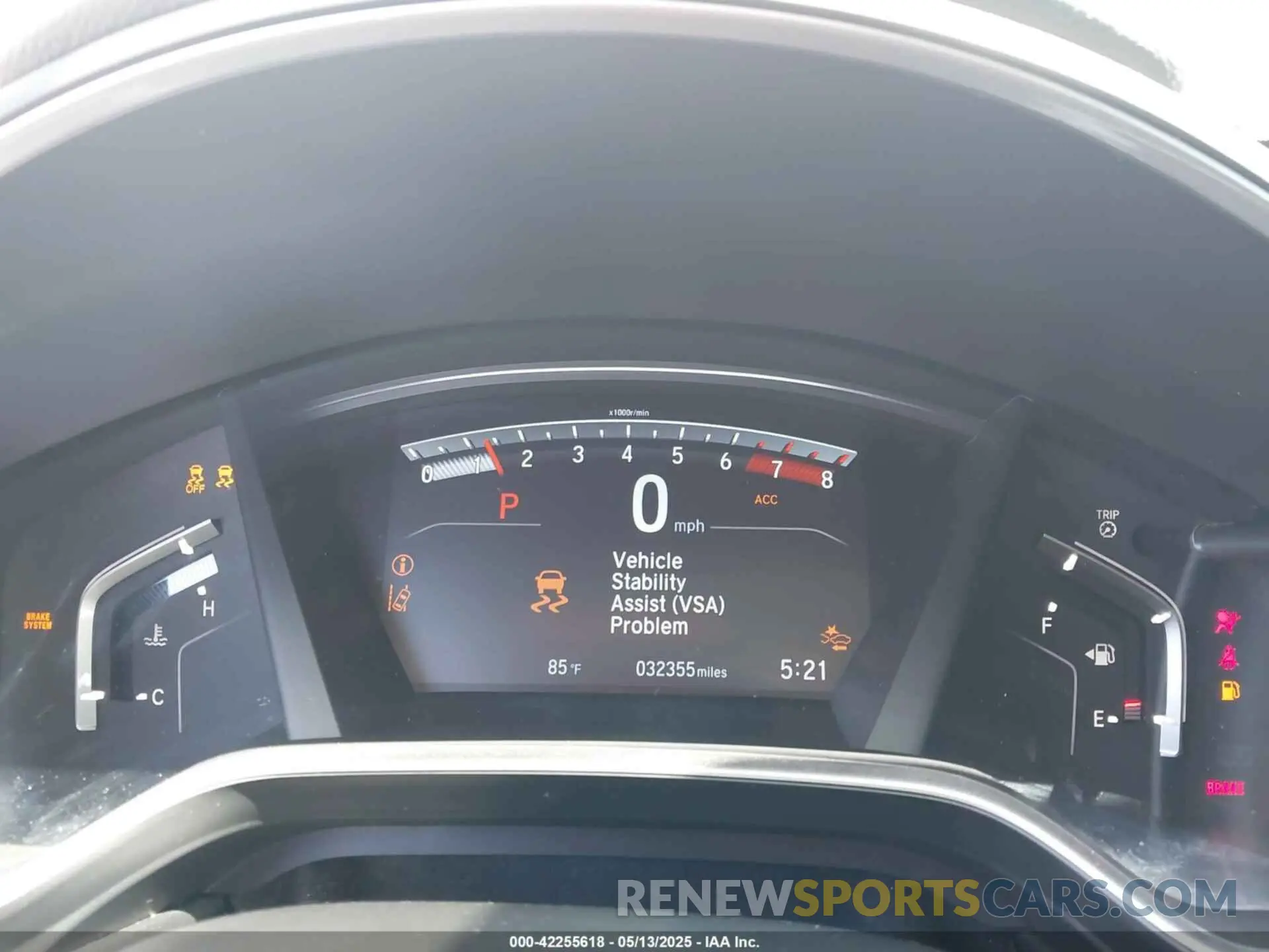 7 Photograph of a damaged car 5J6RW2H52KL012177 HONDA CR-V 2019