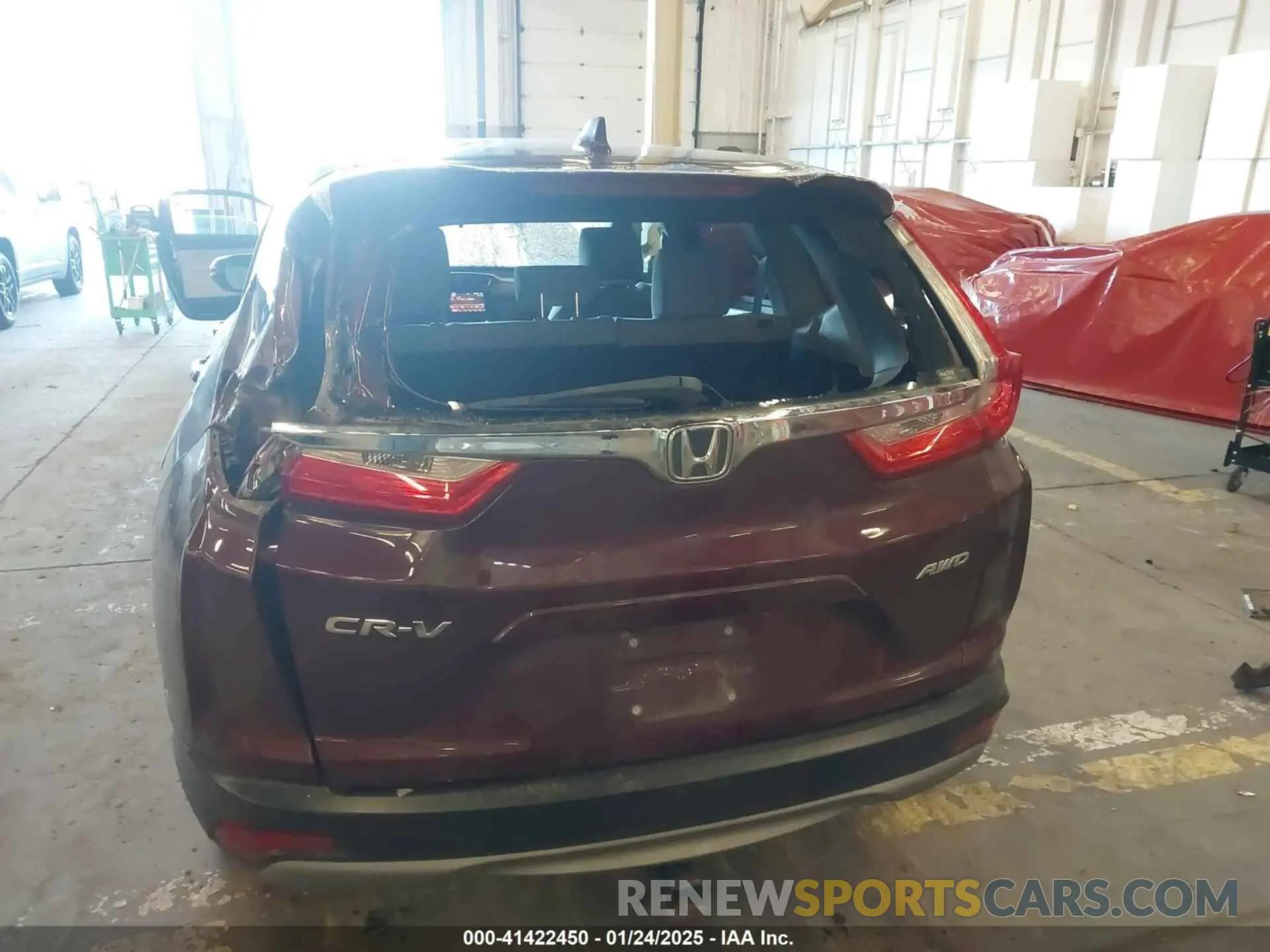 19 Photograph of a damaged car 5J6RW2H53KL007733 HONDA CR-V 2019